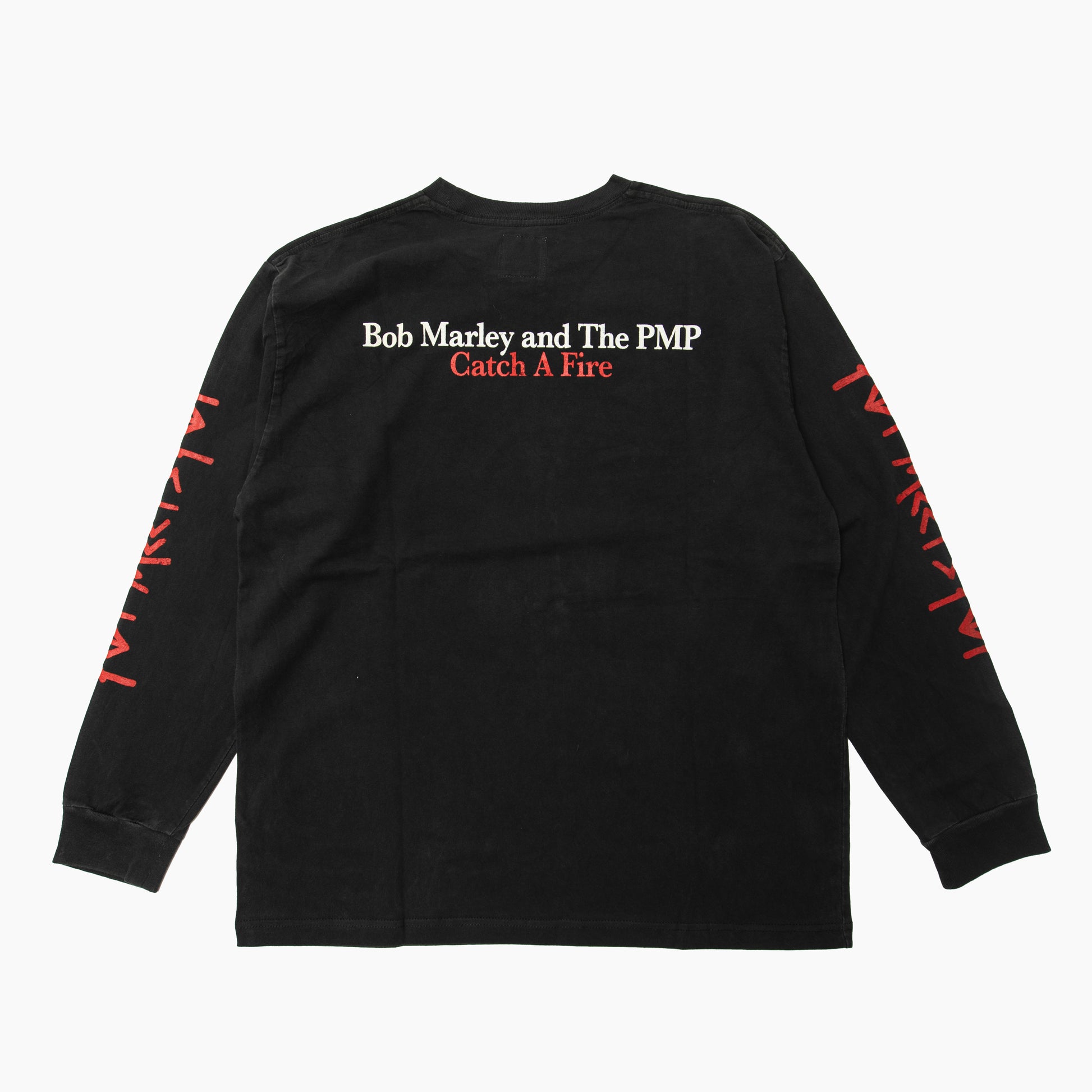 Pot Meets Pop x Bob Marley - Catch A fire Longsleeve Black