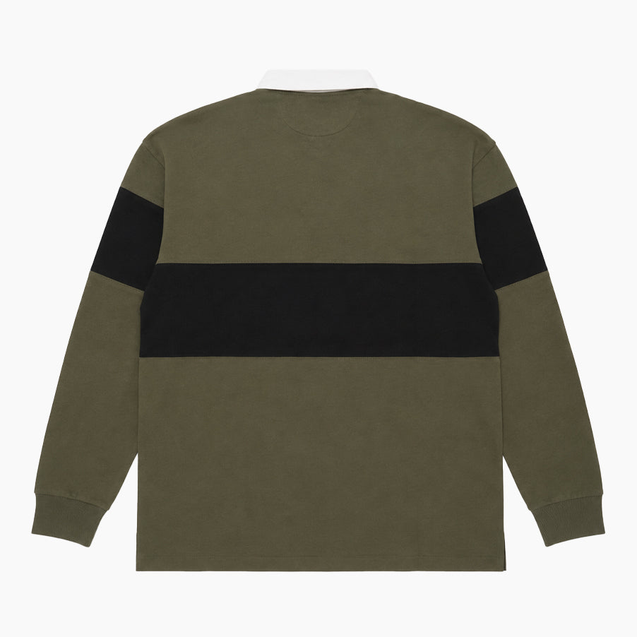 POLO SPORT LS Rugby Polo In Green Multi