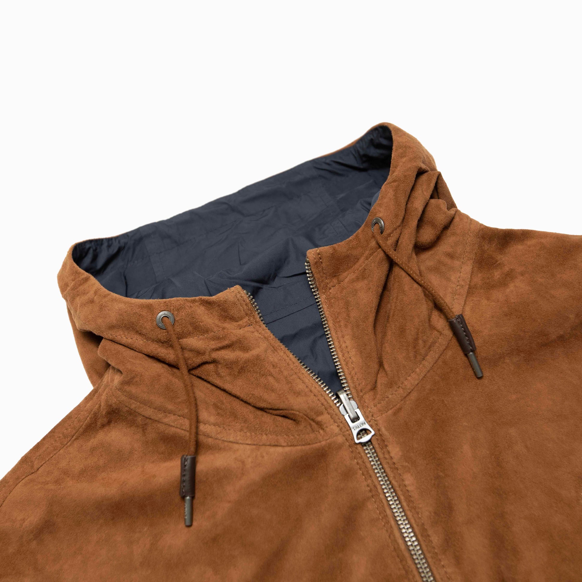 POLO RALPH LAUREN Reversible Suede Hooded Jacket