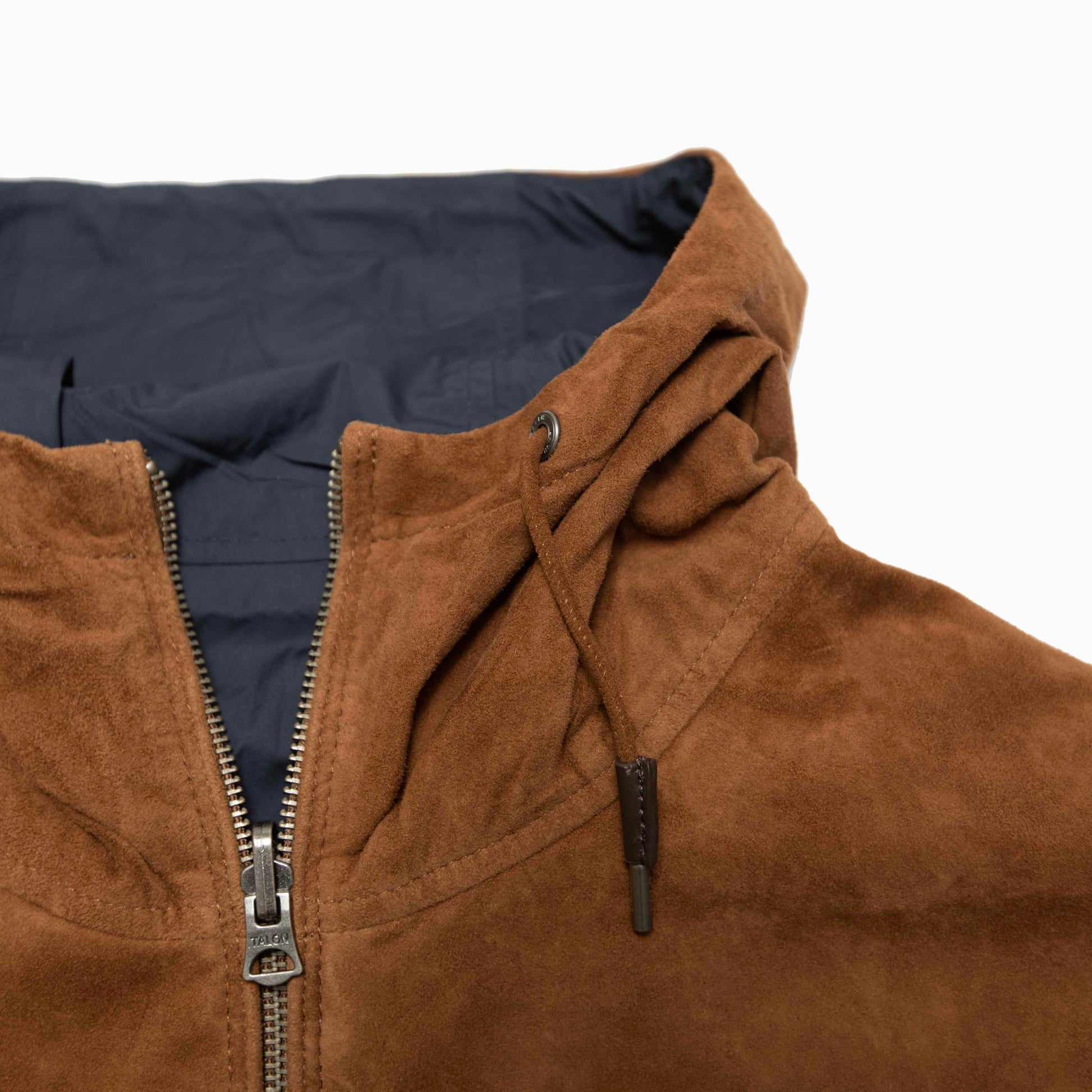 POLO RALPH LAUREN Reversible Suede Hooded Jacket