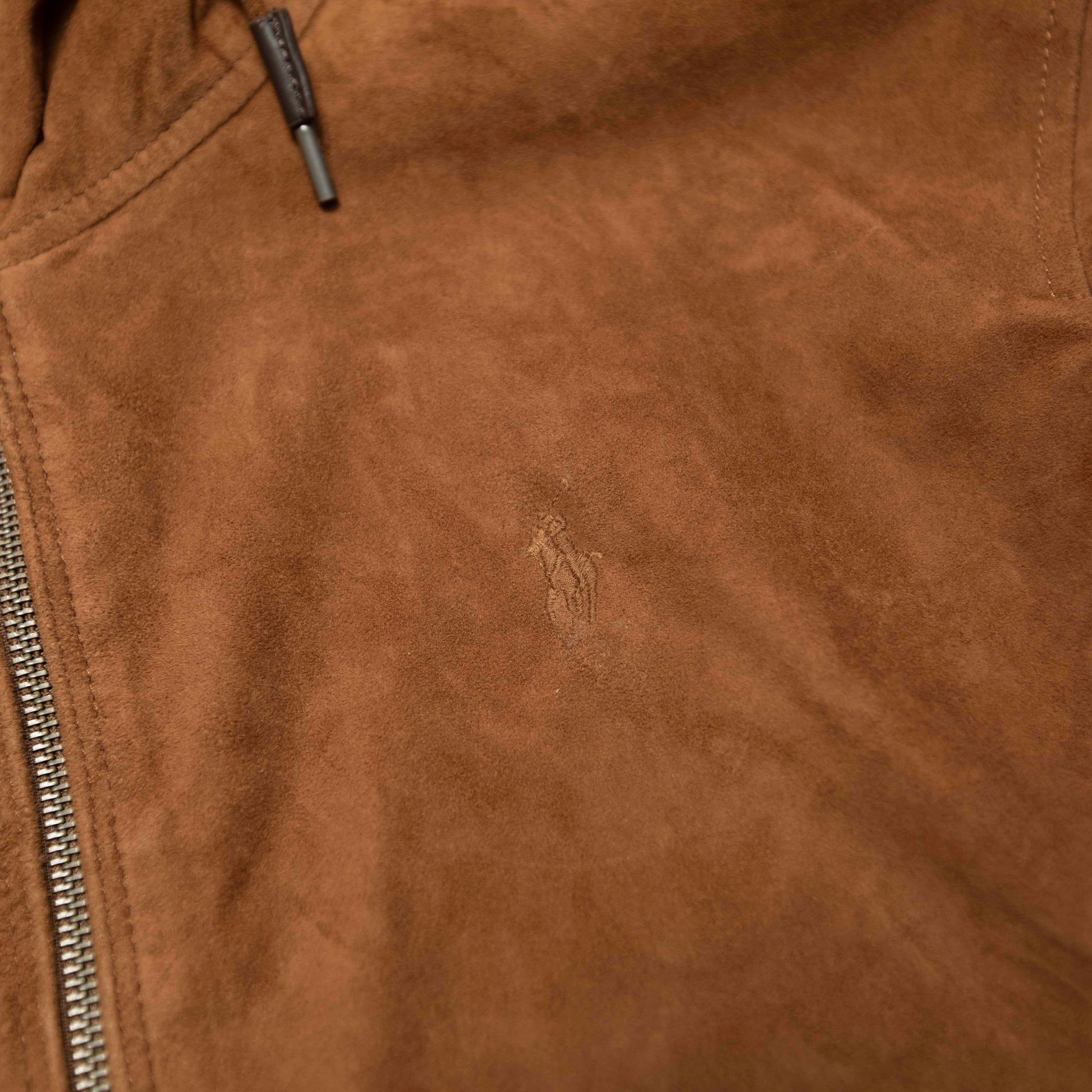 POLO RALPH LAUREN Reversible Suede Hooded Jacket