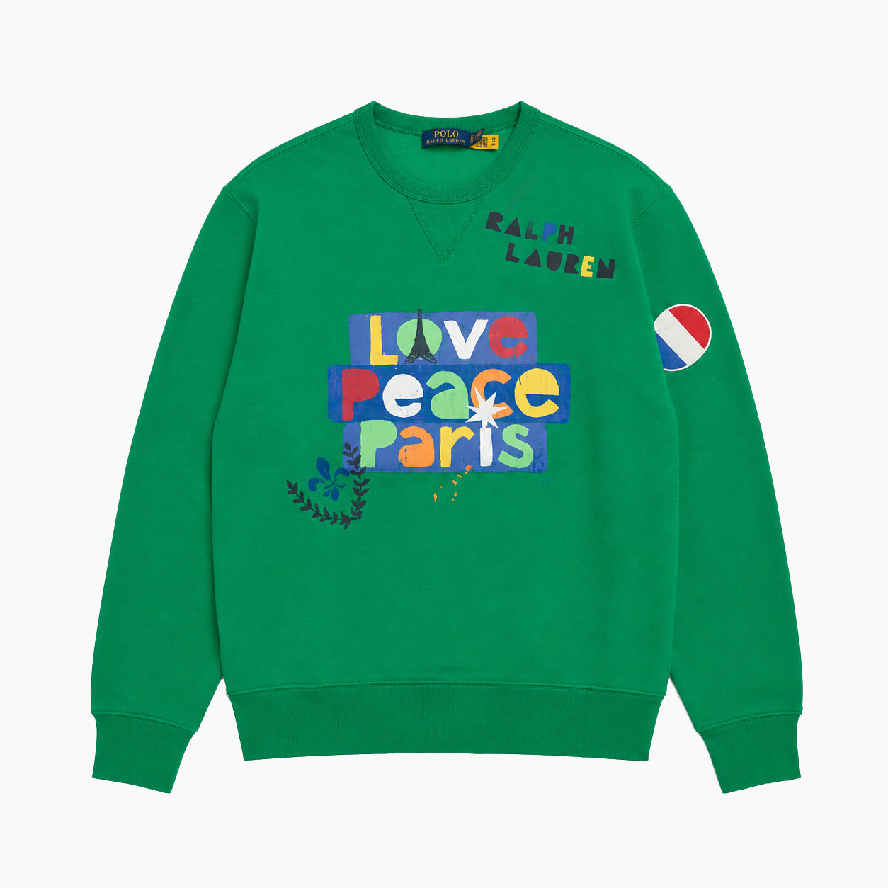 POLO RALPH LAUREN Love Peace Paris Crewneck Sweatshirt