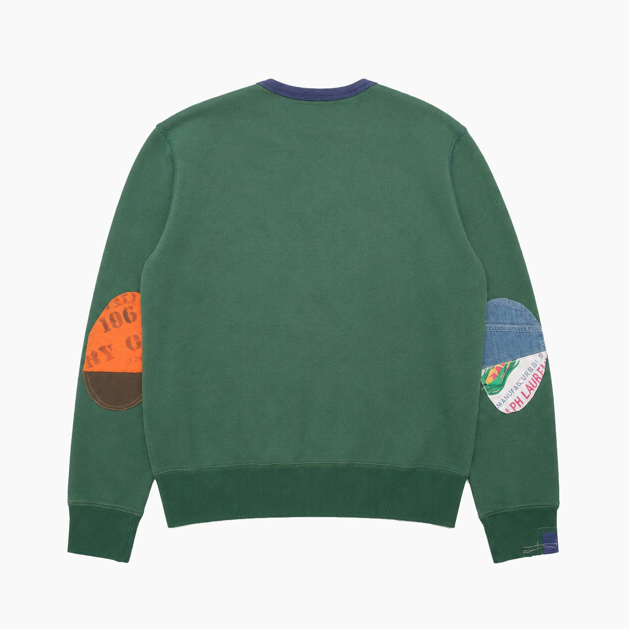 POLO RALPH LAUREN State Forest Dept. Patchwork Crewneck