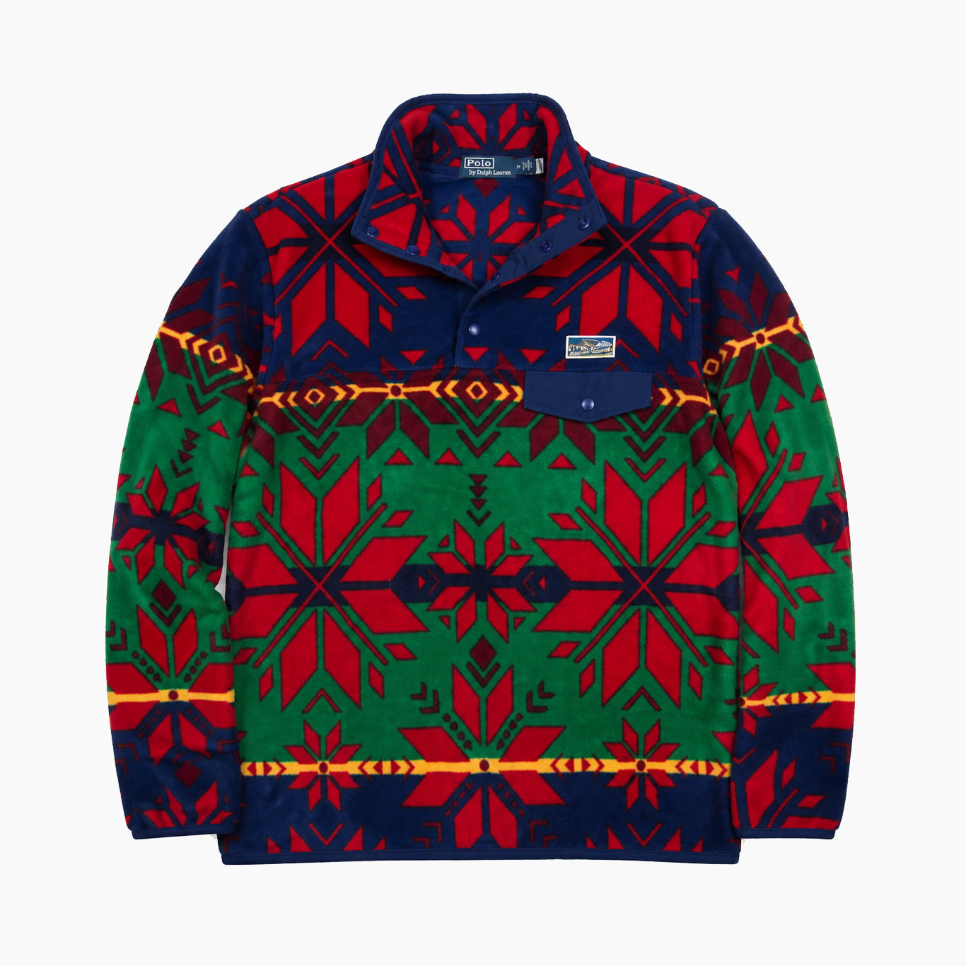 POLO RALPH LAUREN " Native Pattern Fleece Pullover