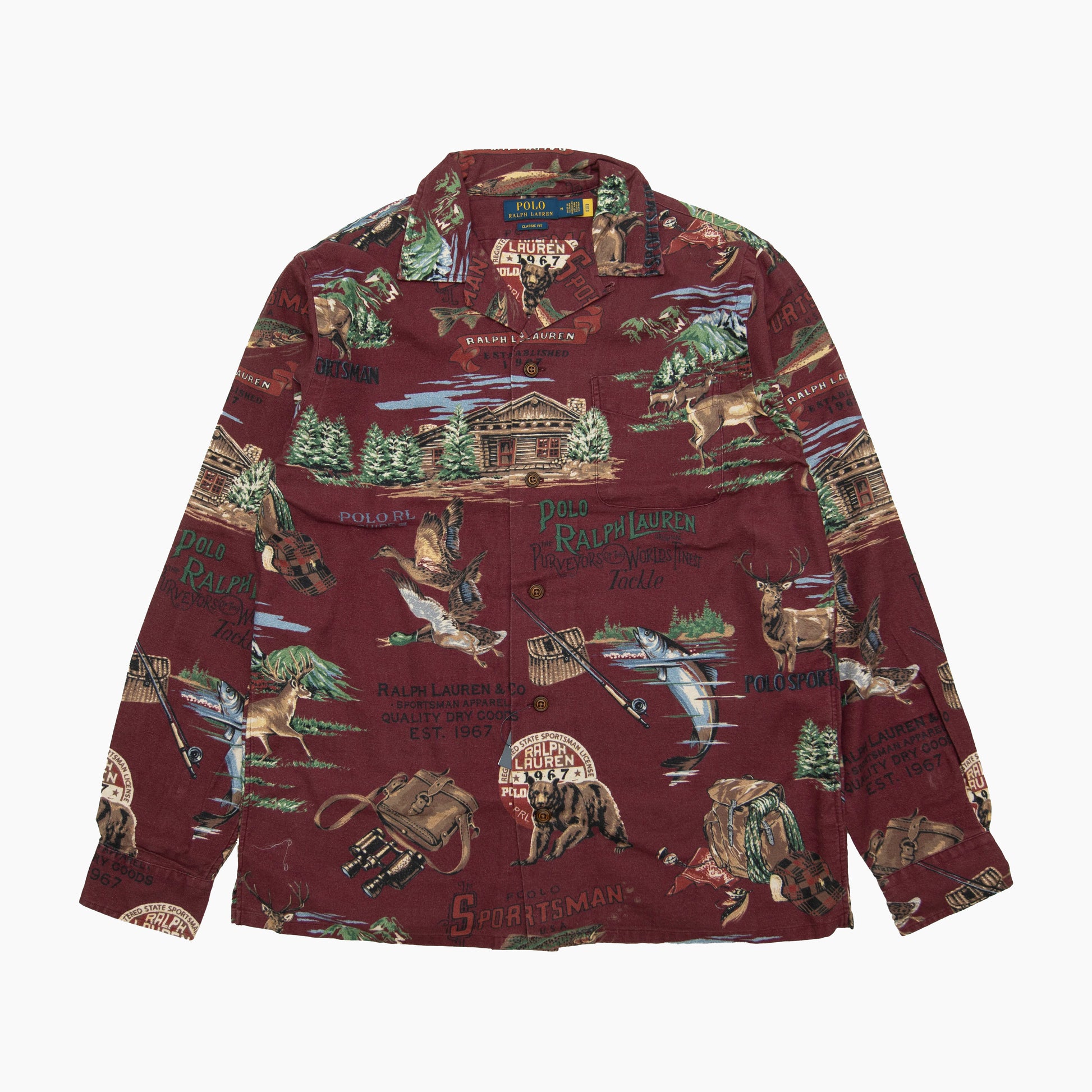 POLO RALPH LAUREN POLO SPORTSMAN Hunting Print Shirt