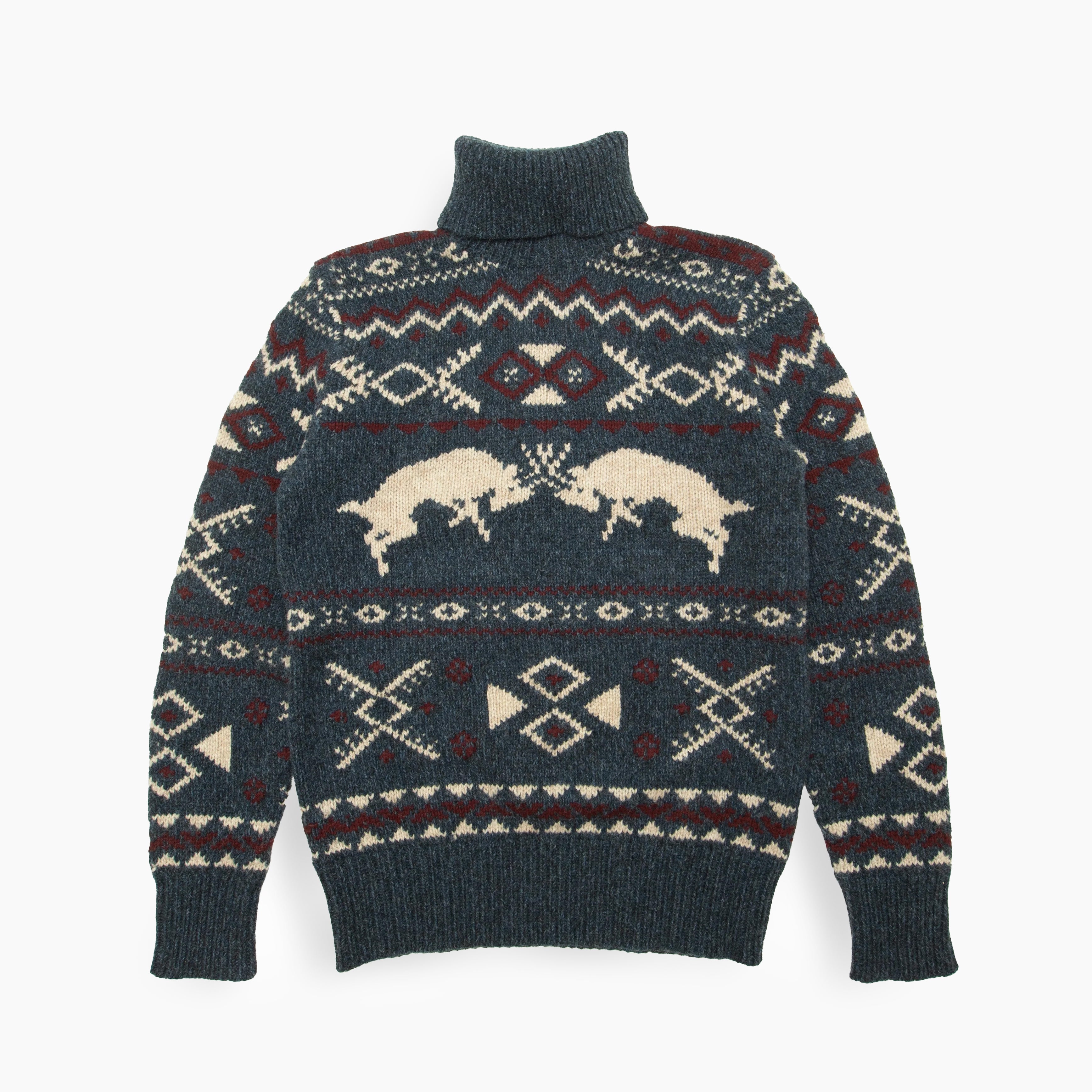POLO RALPH LAUREN Wool Cashmere Nordic Turtleneck Sweater