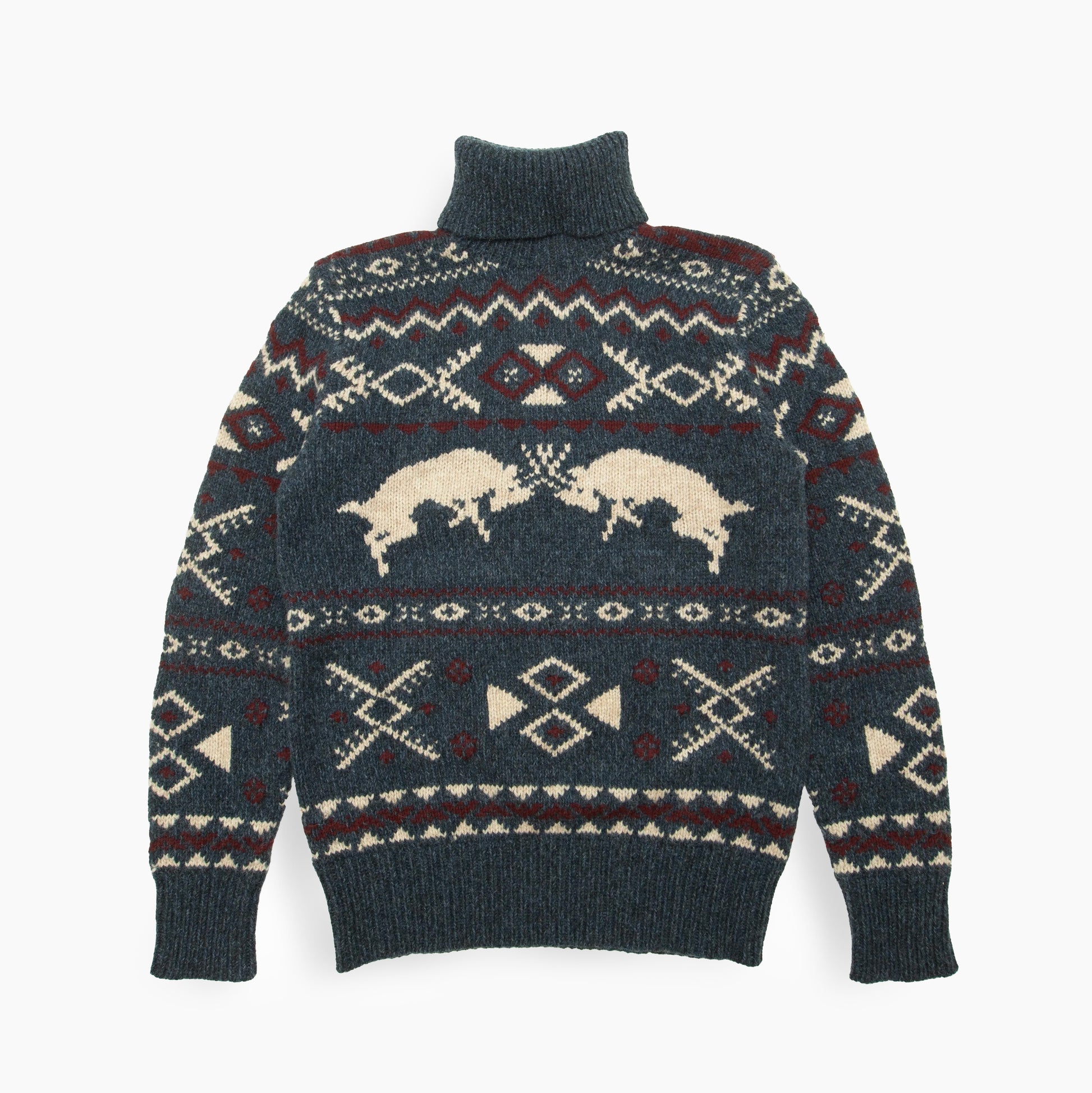 POLO RALPH LAUREN Wool Cashmere Nordic Turtleneck Sweater