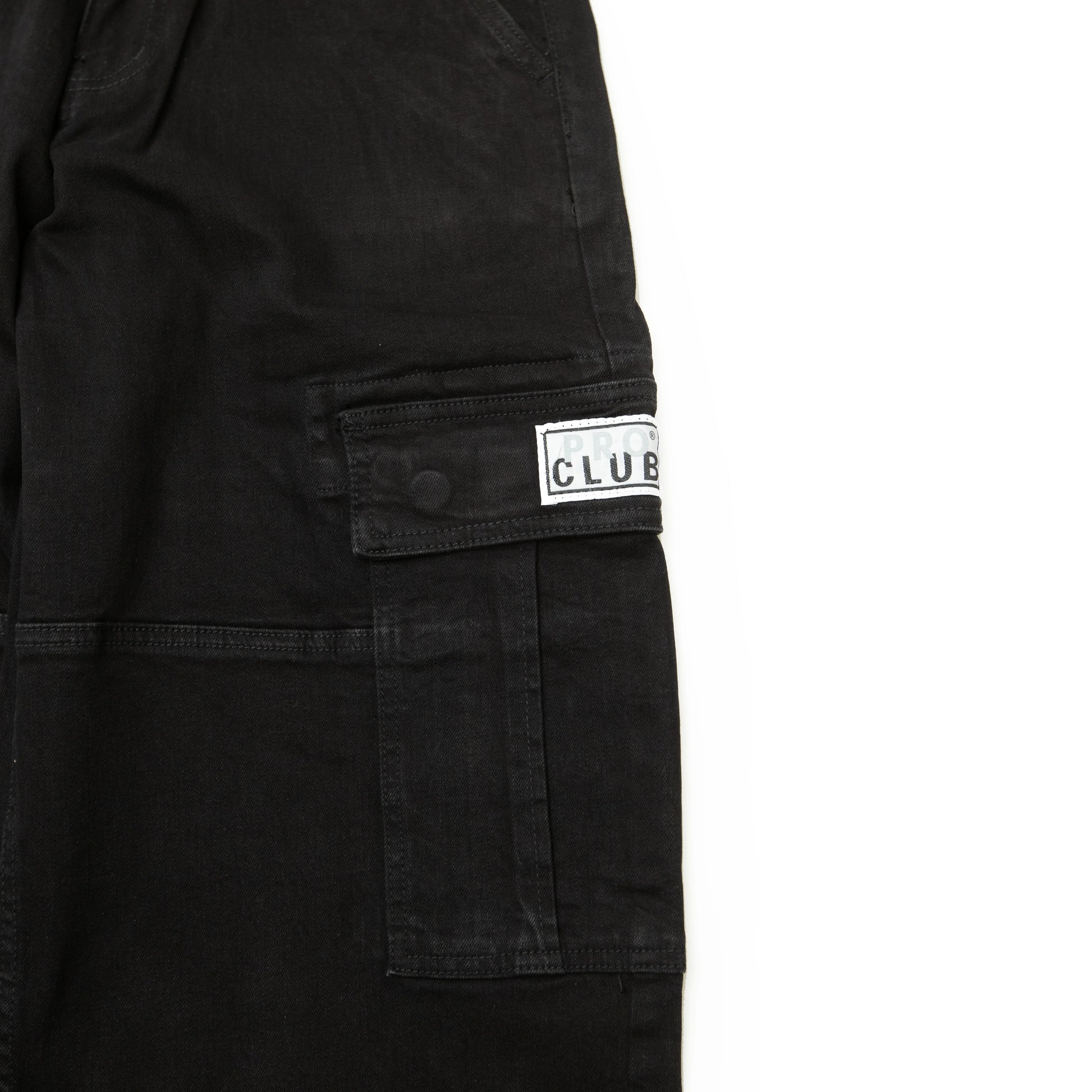 PRO CLUB Heavyweight Baggy Fit Denim Cargo Pant