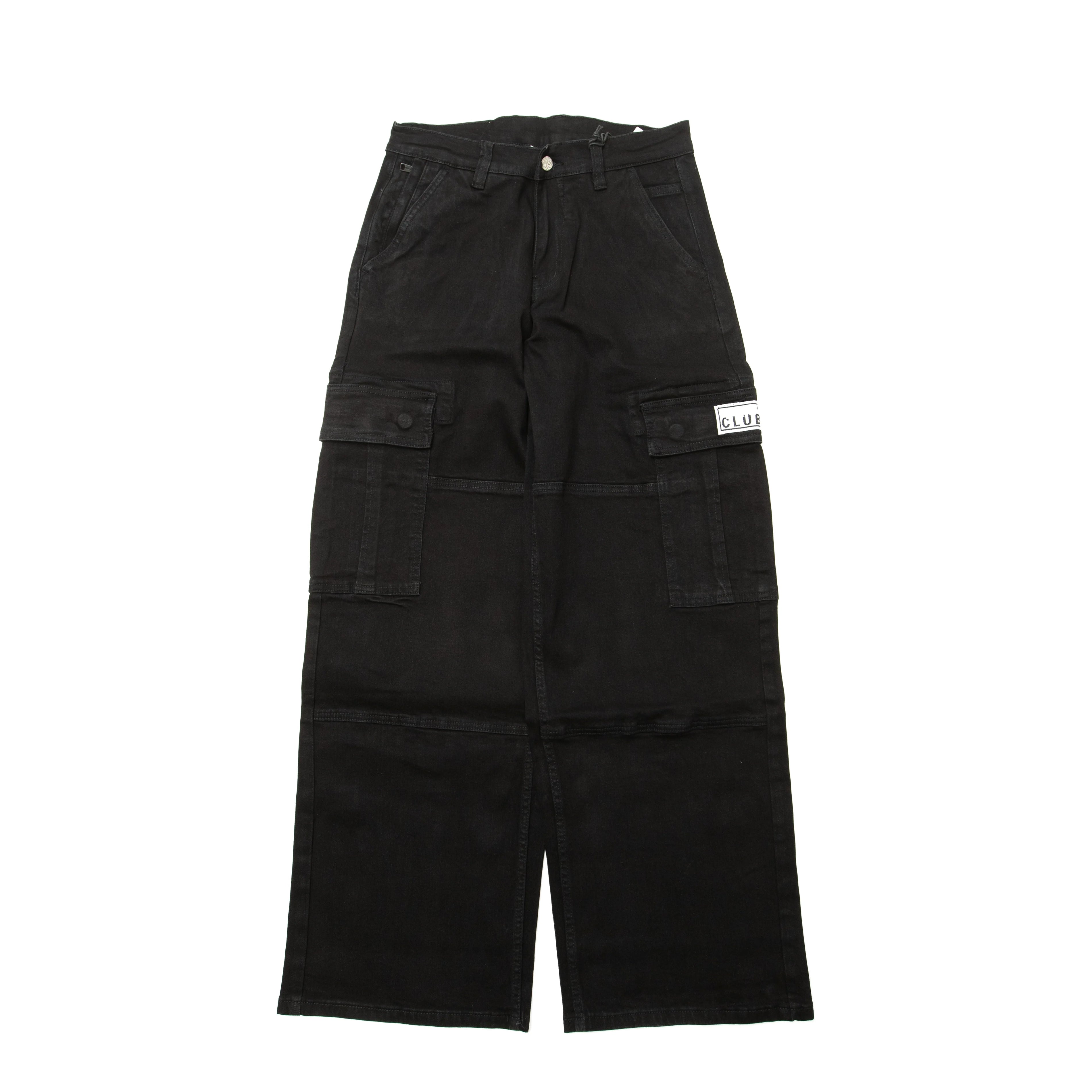 PRO CLUB Heavyweight Baggy Fit Denim Cargo Pant