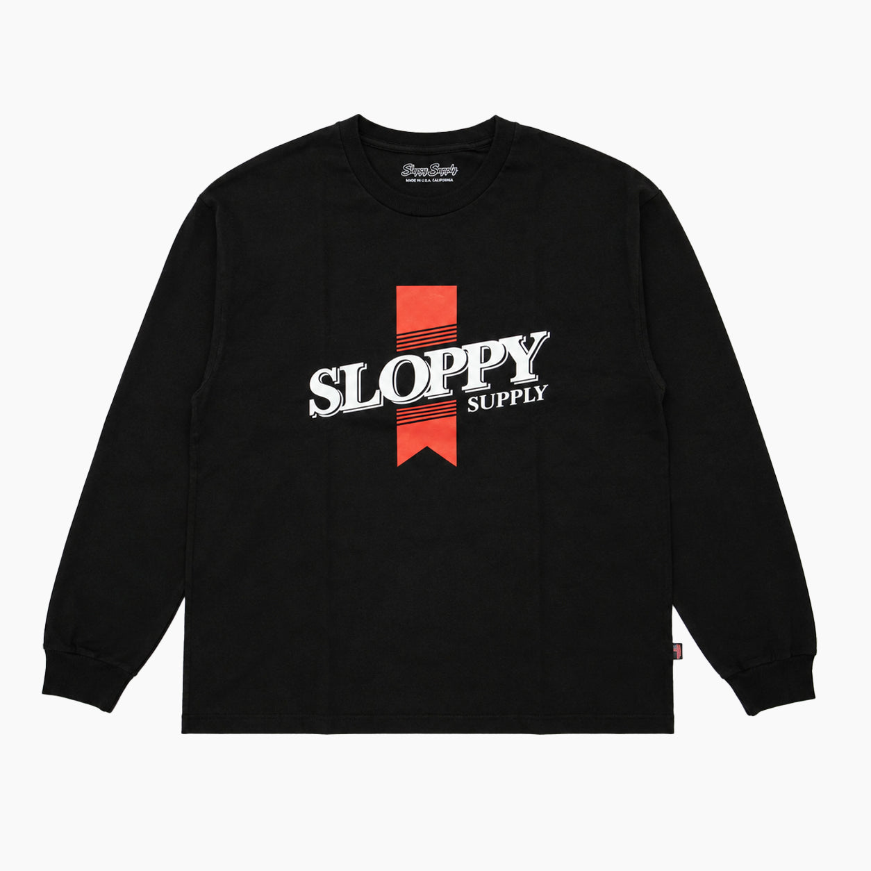 SLOPPY SUPPLY " Sloppy logo " LS TEE