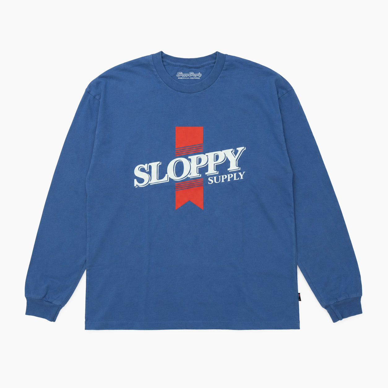 SLOPPY SUPPLY " Sloppy logo " LS TEE