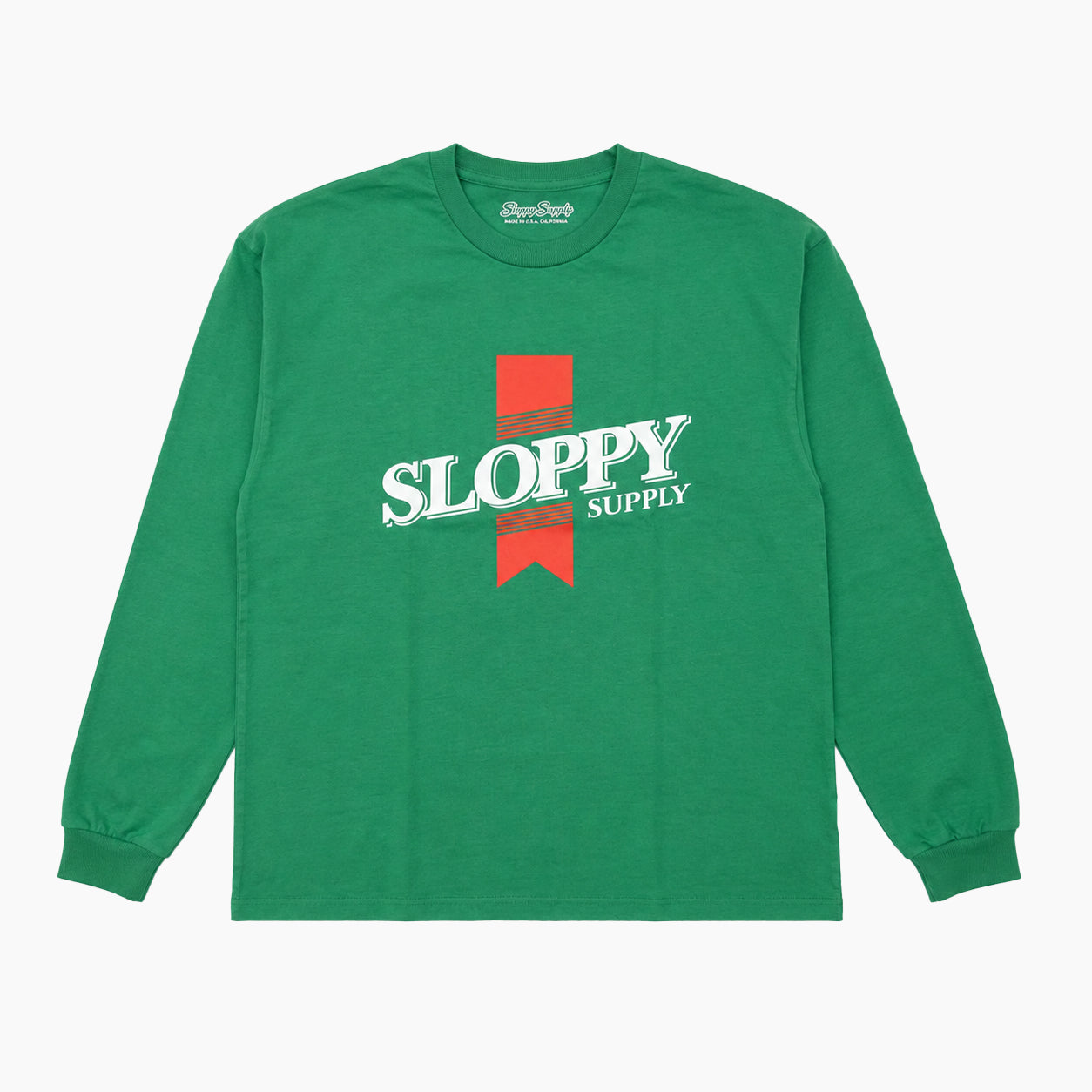 SLOPPY SUPPLY " Sloppy logo " LS TEE