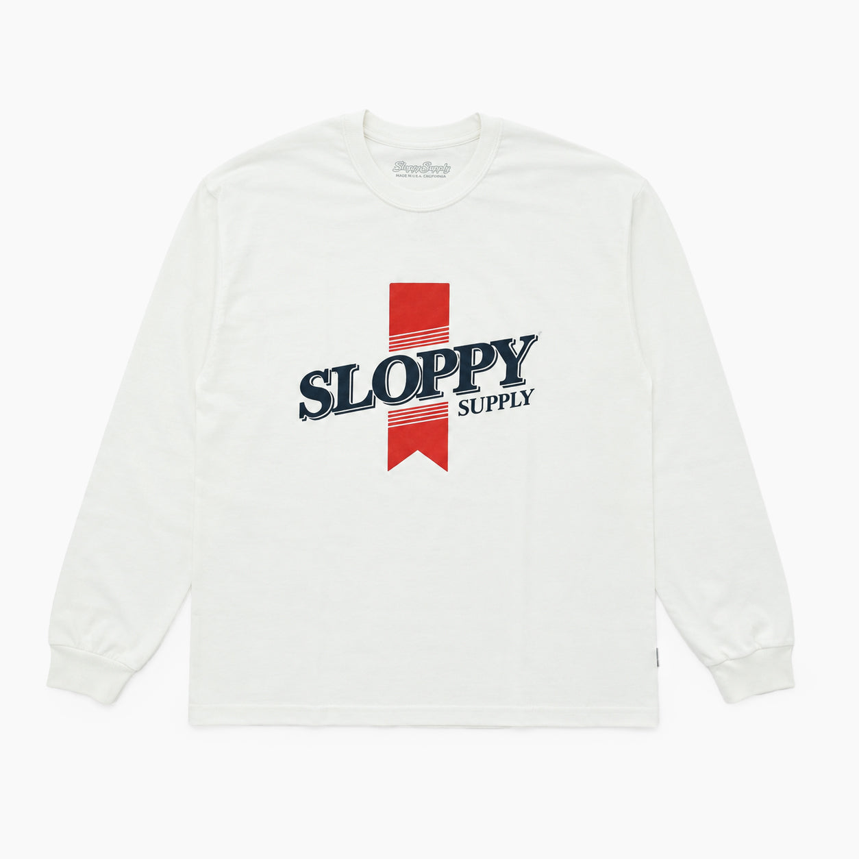 SLOPPY SUPPLY " Sloppy logo " LS TEE