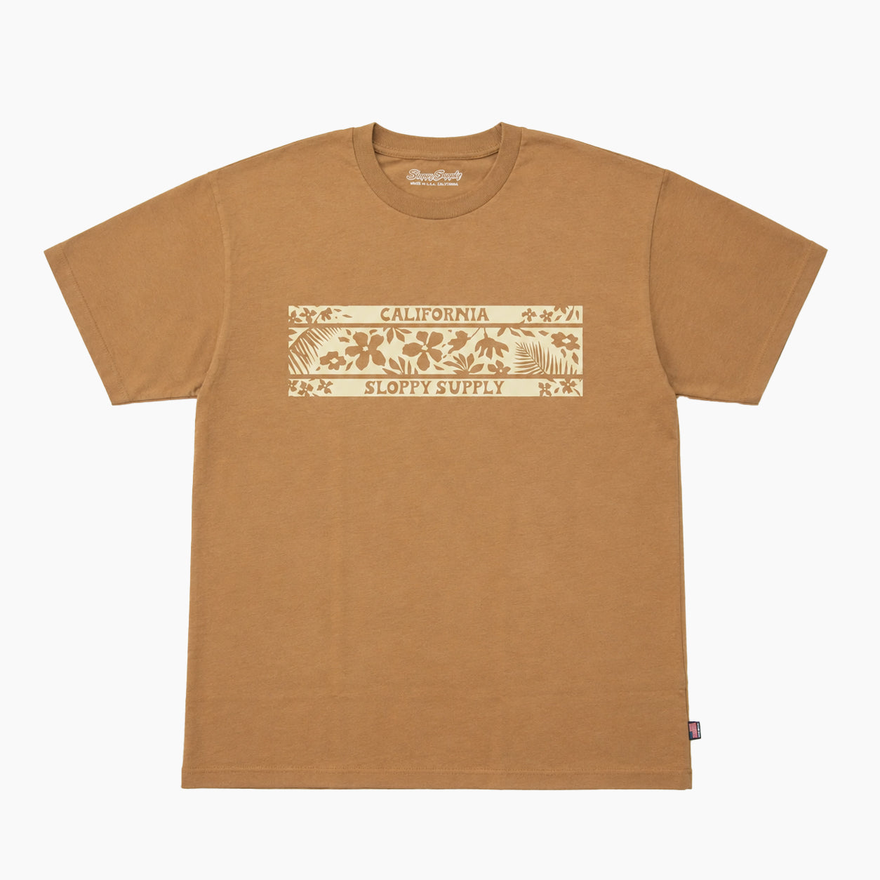 SLOPPY SUPPLY SS TEE California hibiscus