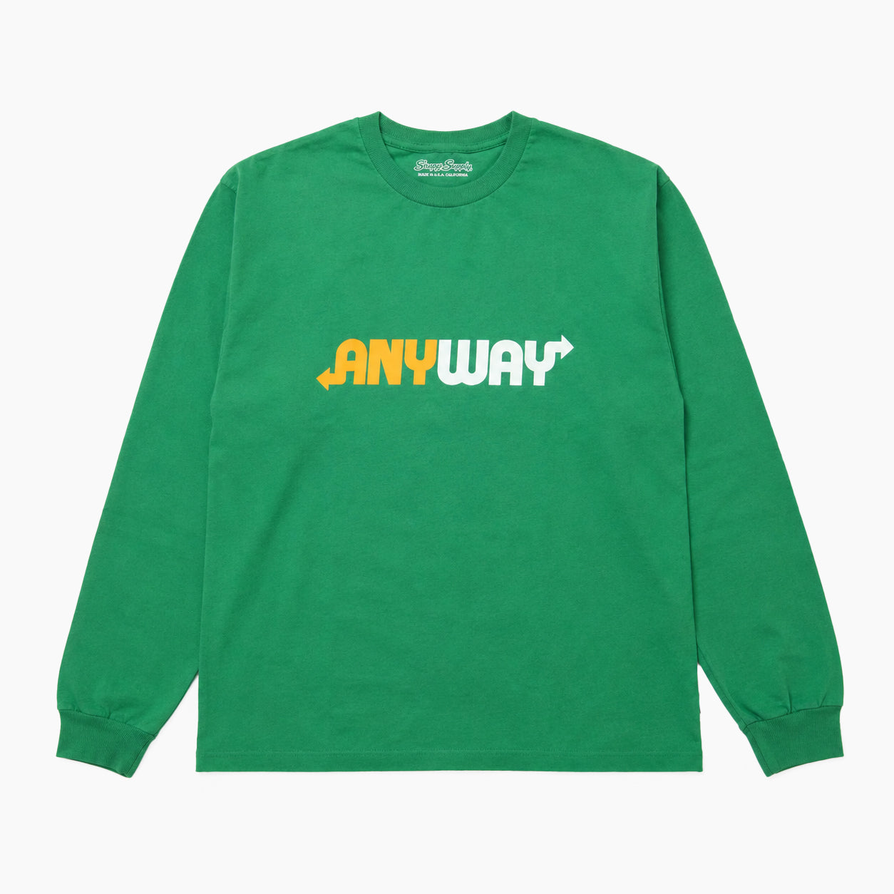 SLOPPY SUPPLY " ANYWAY " LS TEE