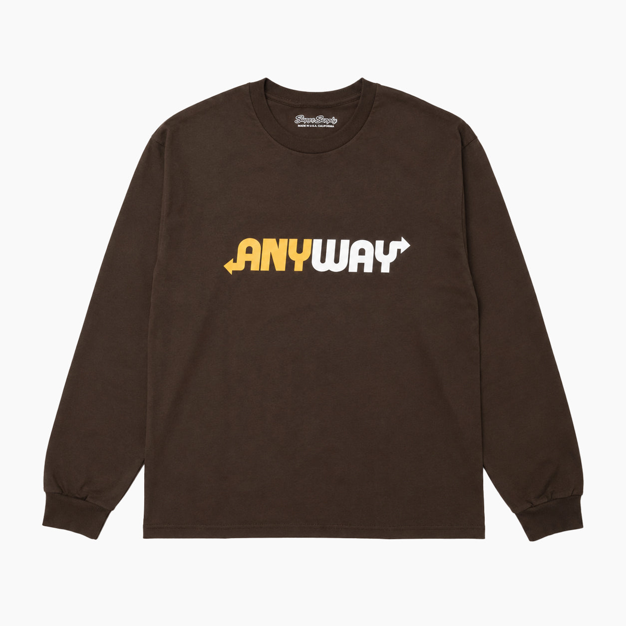 SLOPPY SUPPLY " ANYWAY " LS TEE