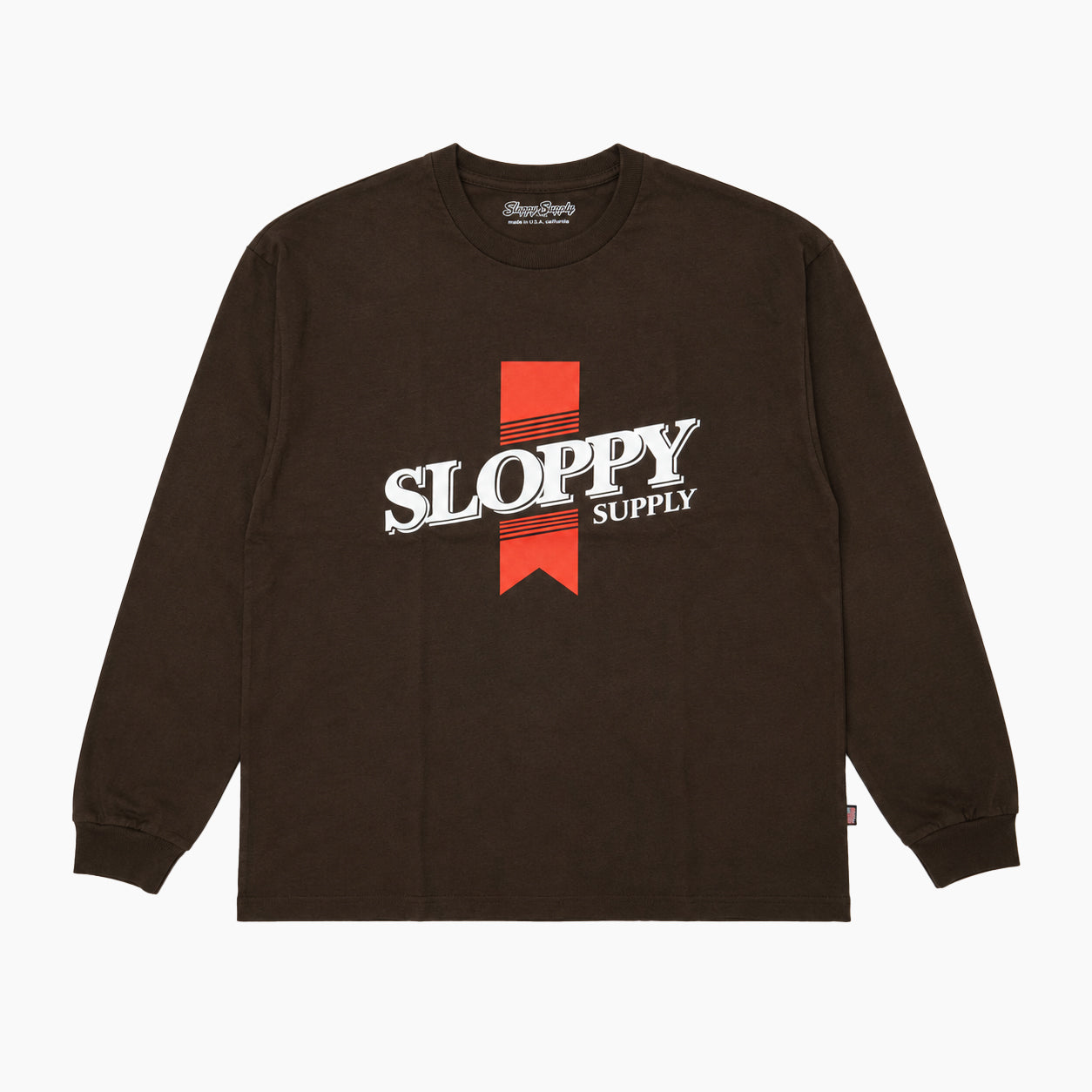 SLOPPY SUPPLY " Sloppy logo " LS TEE
