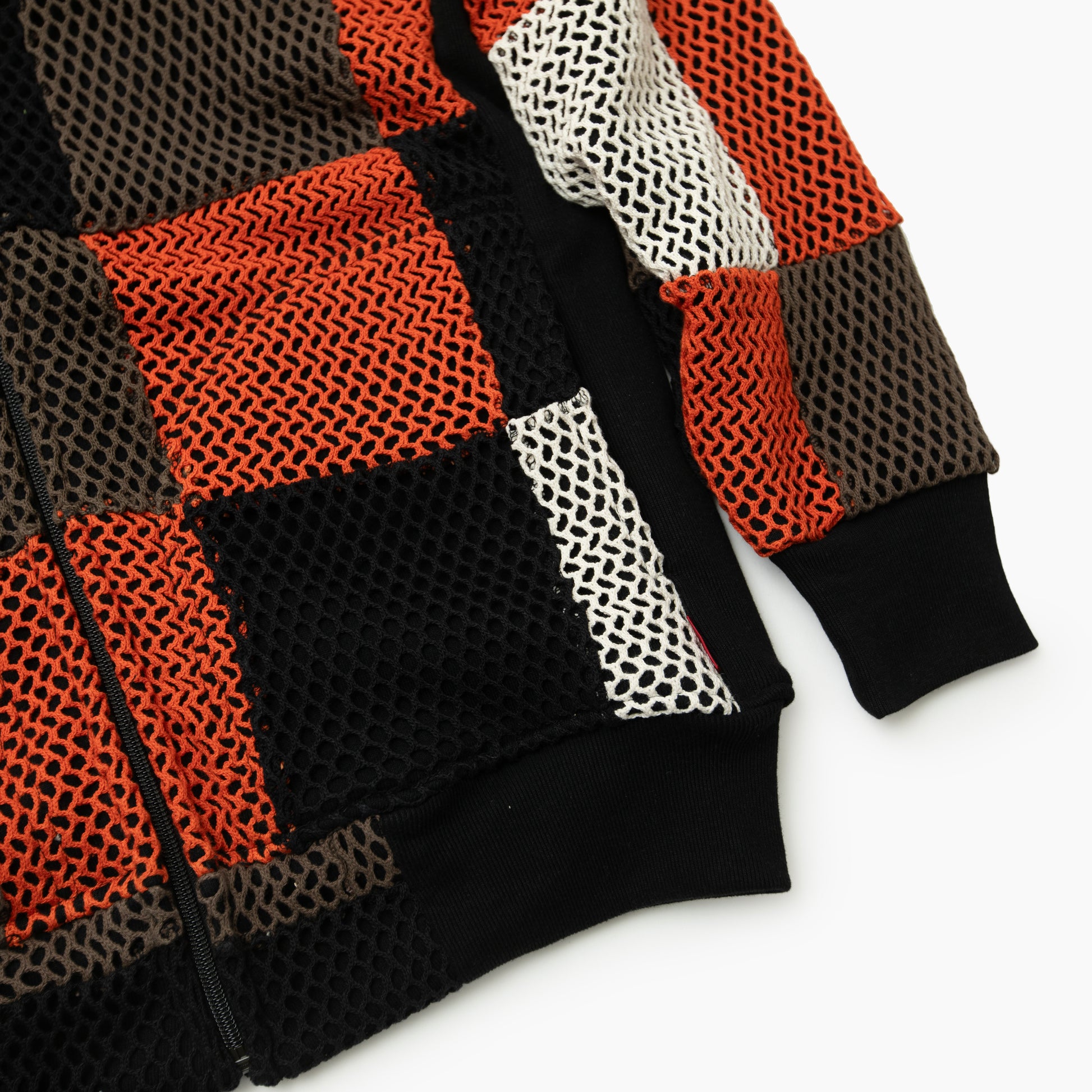 Special 1 clothing Marina  x Sweat ZIP PARKA PATCH WORK