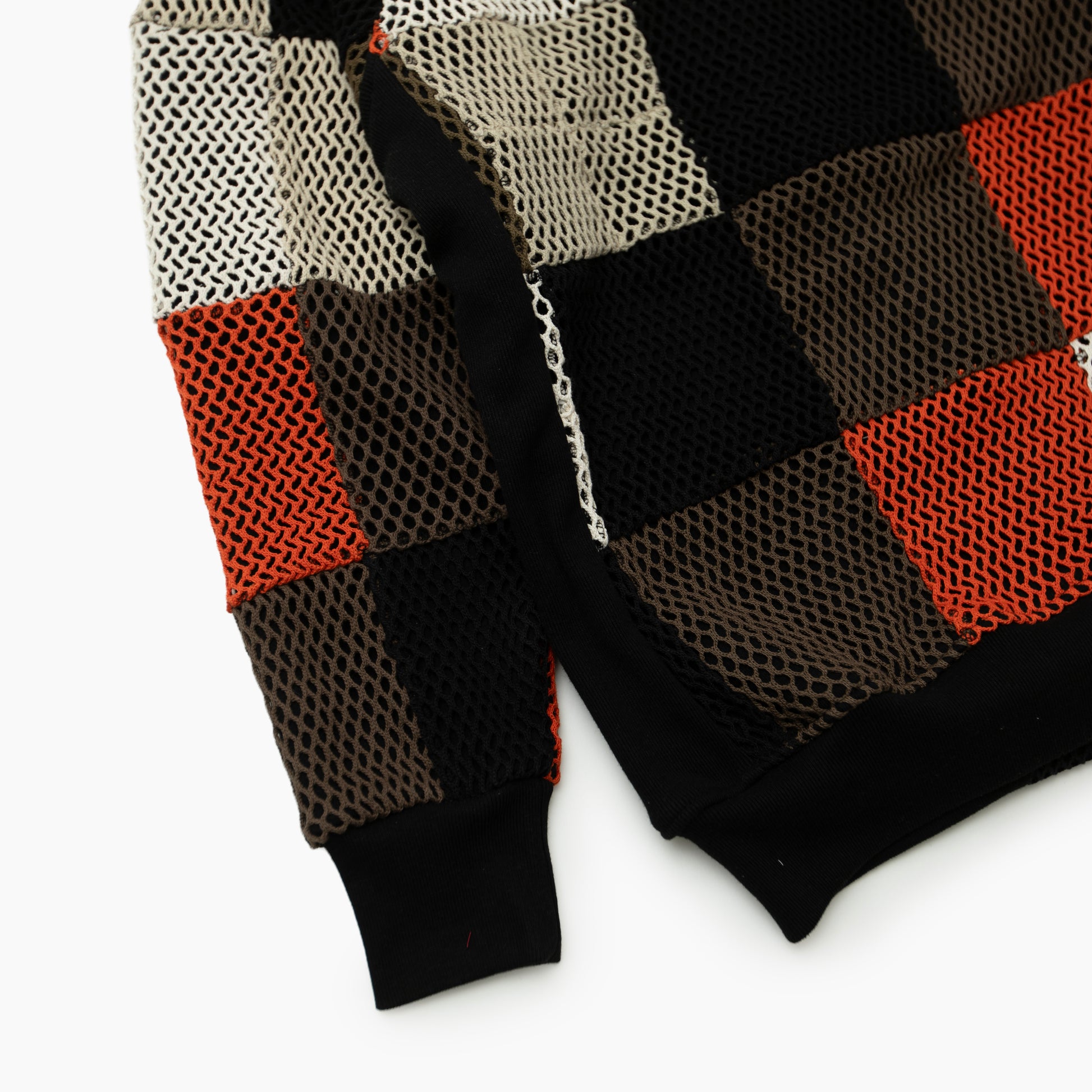 Special 1 clothing Marina  x Sweat ZIP PARKA PATCH WORK