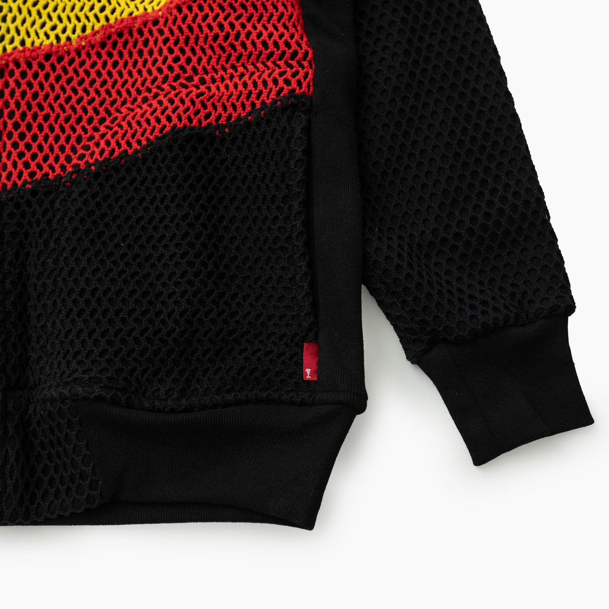 Special 1 clothing Marina×Sweat ZIP PARKA RASTA DIAG STRIPE