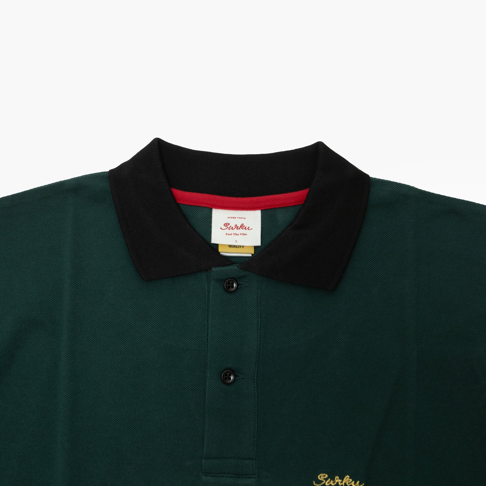 SURKU × Special 1 clothing【Turn your lights down low Mesh Polo】