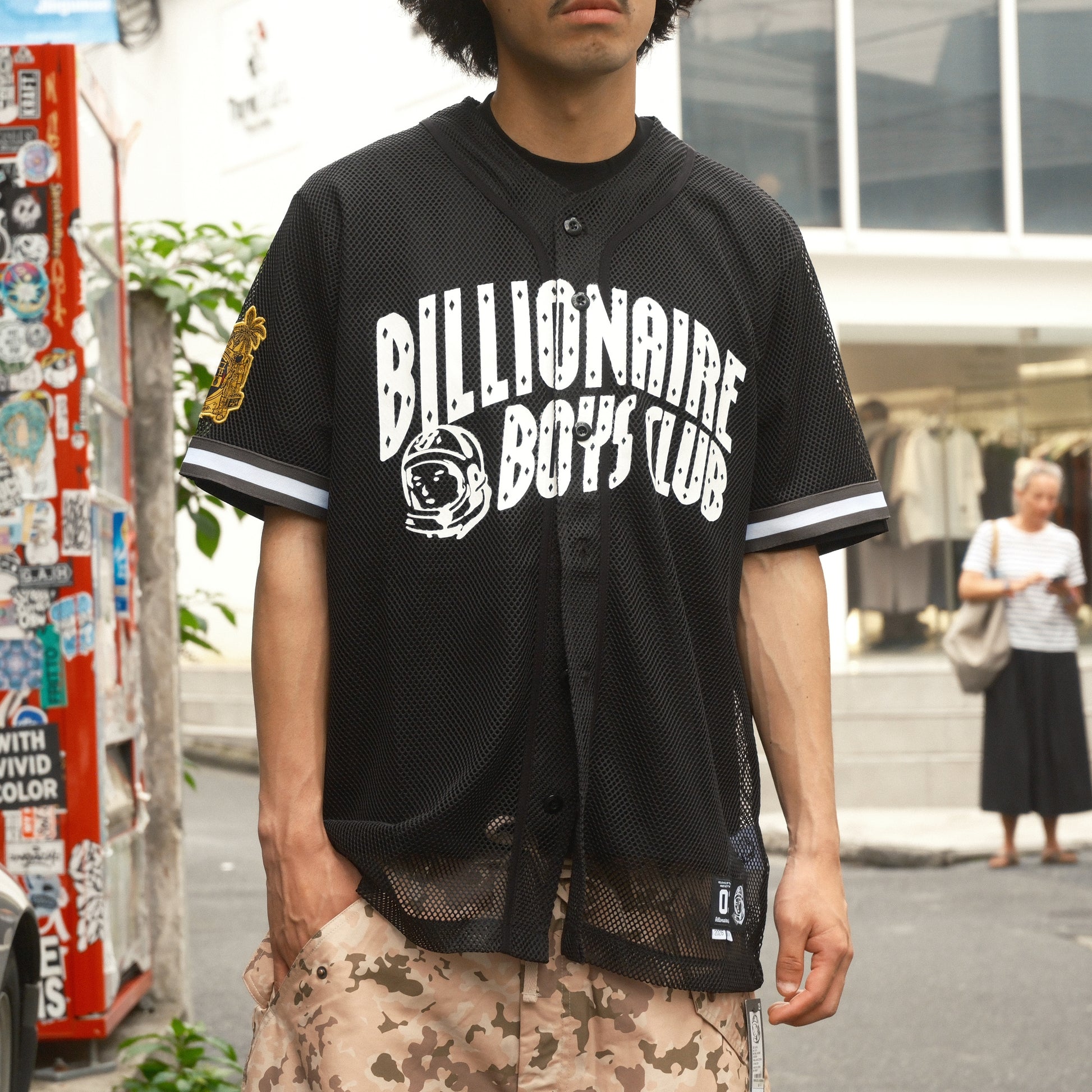 Billionaire Boys Club BB DUGOUT MESH BASEBALL JERSEY 861-6318