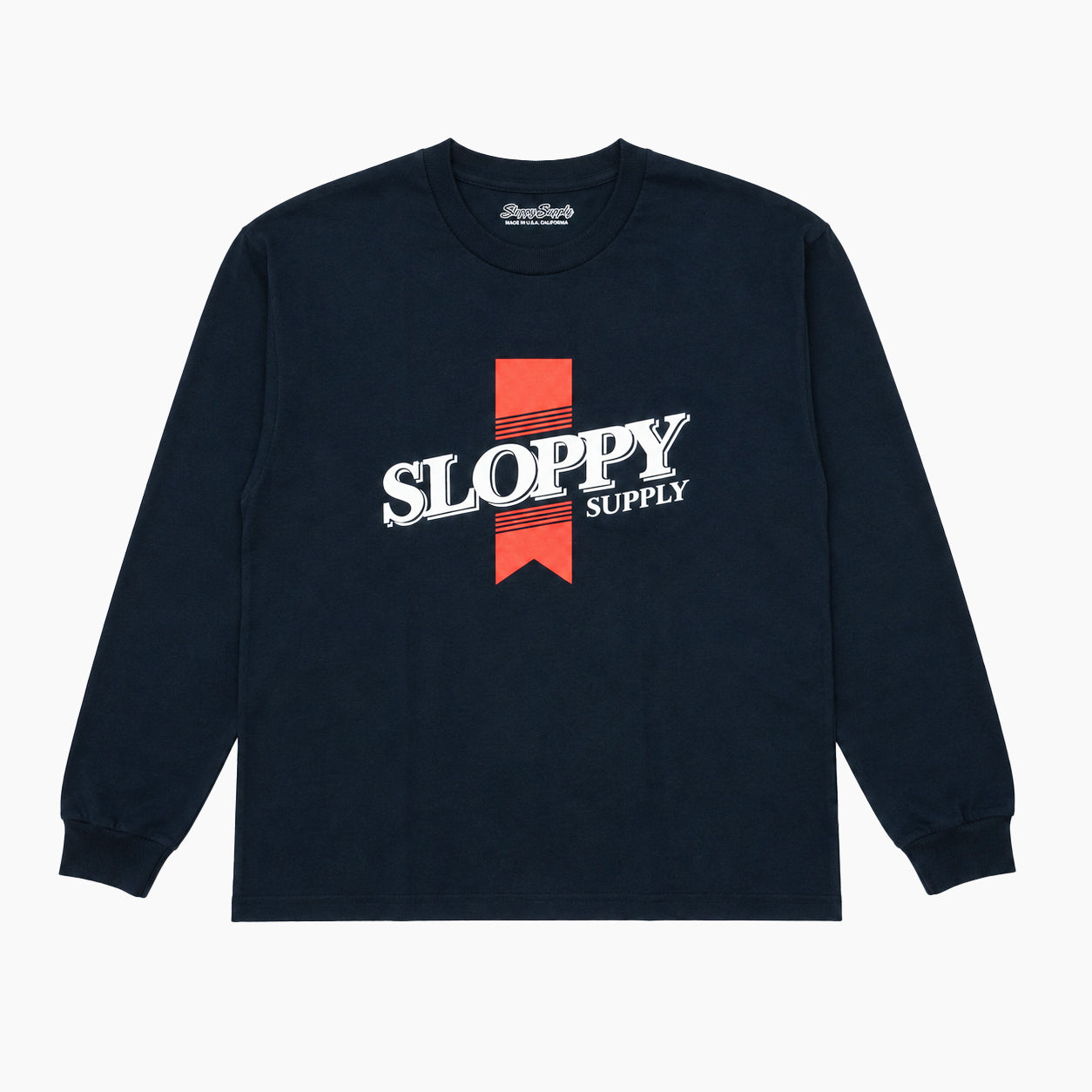 SLOPPY SUPPLY " Sloppy logo " LS TEE