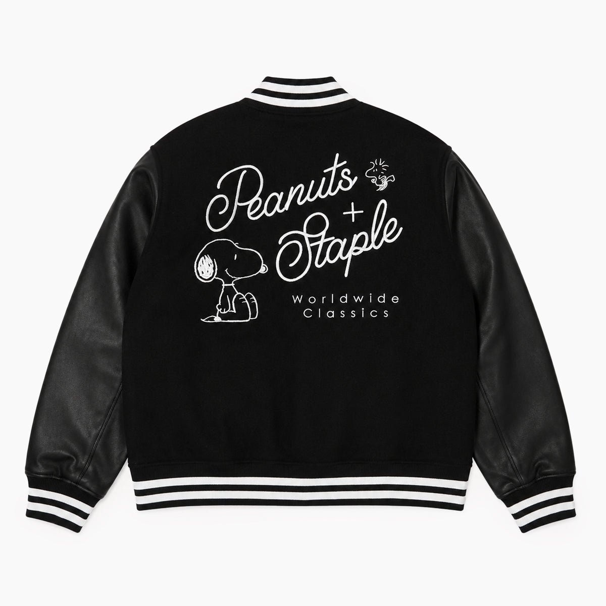 Staple Pigeon STAPLE×PEANUTS VARSITY JACKET