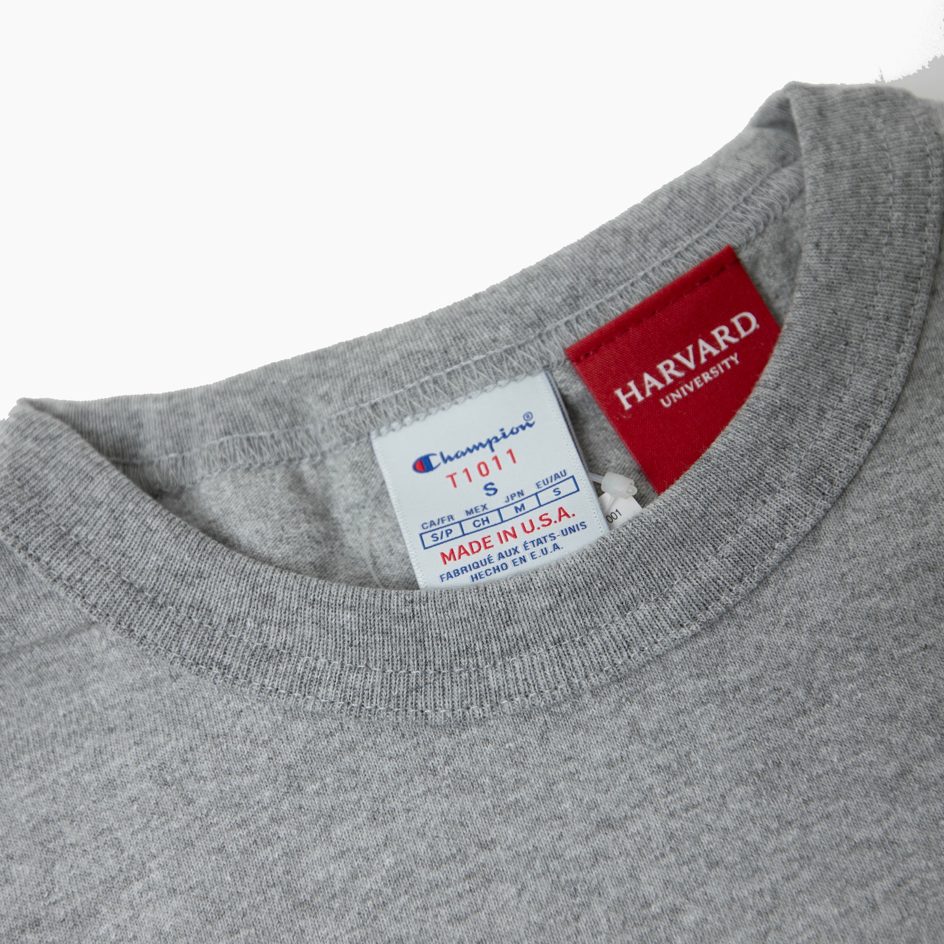 Champion  T1011 S/S T-SHIRT HARVARD Made in USA C5-D303