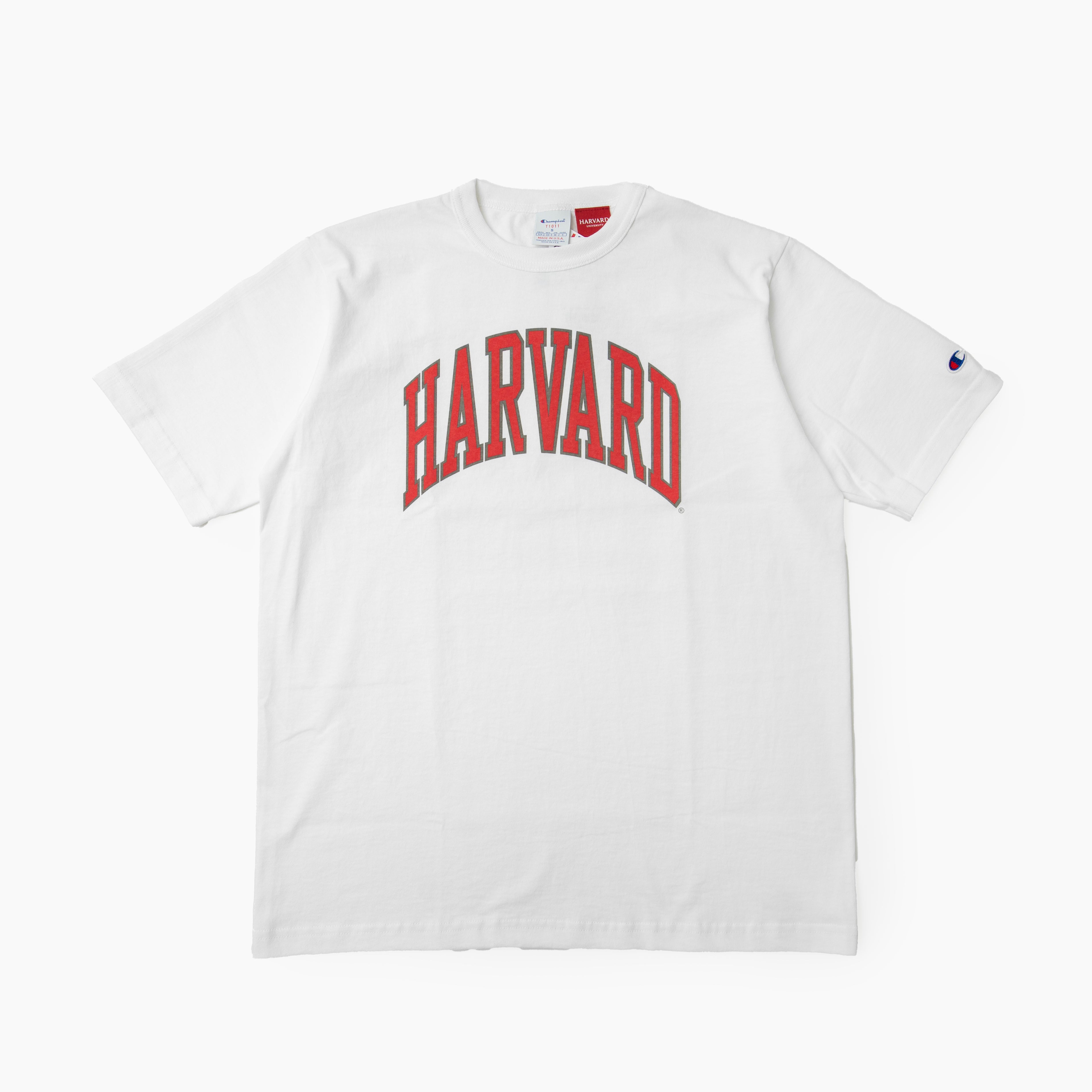 Champion  T1011 S/S T-SHIRT HARVARD Made in USA C5-D303