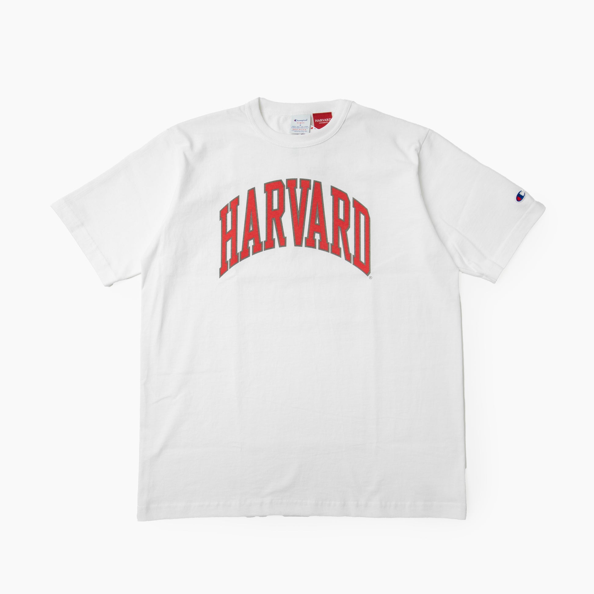 Champion  T1011 S/S T-SHIRT HARVARD Made in USA C5-D303
