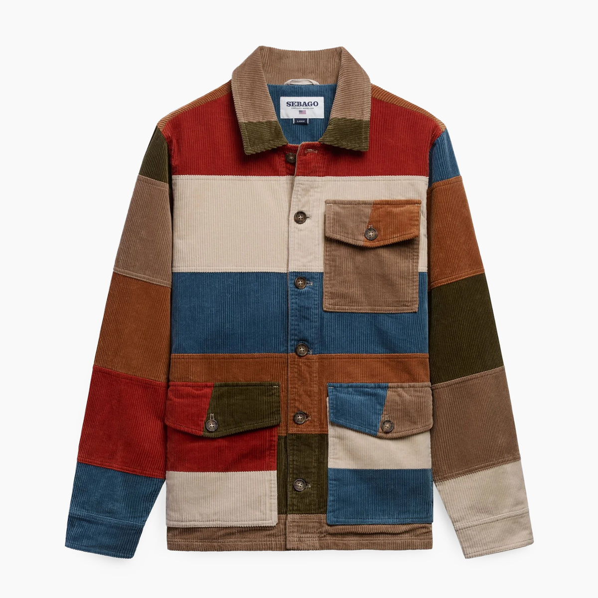 SEBAGO DORR-CORDUROY-PATCHWORK