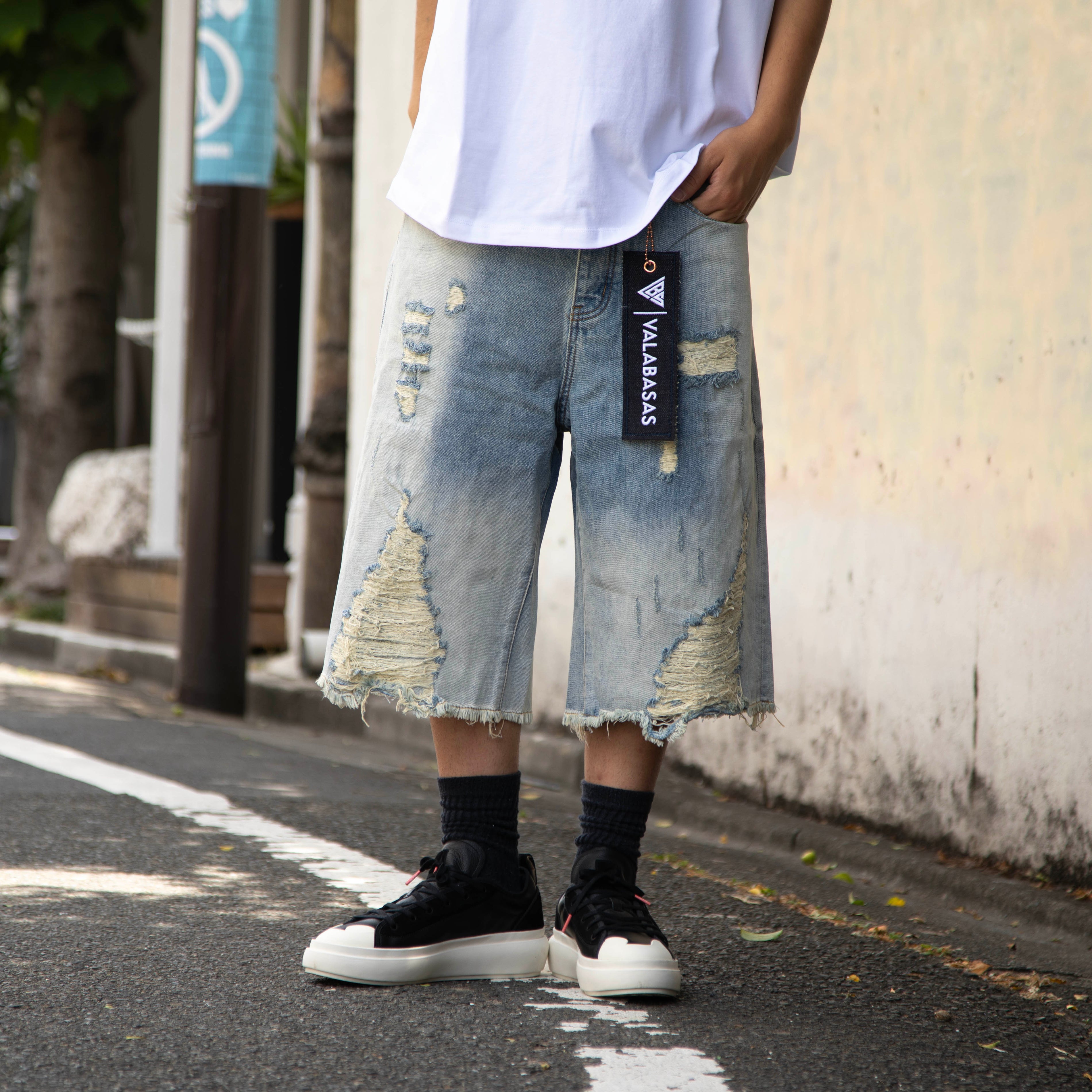 VALABASAS FUSE DENIM SHORTS