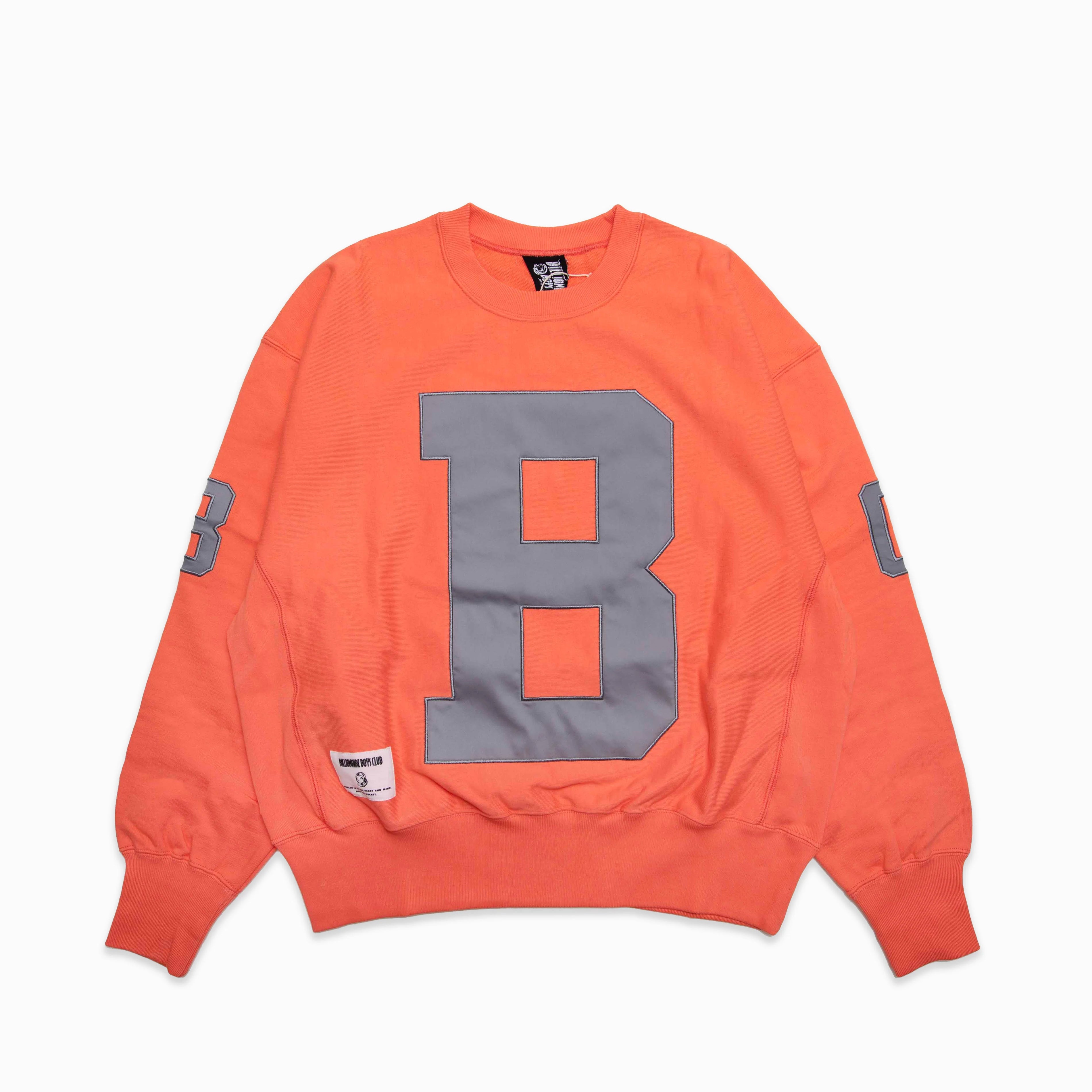 BILLIONAIRE BOYS CLUB APPLIQUE LOGO SWEATSHIRT B
