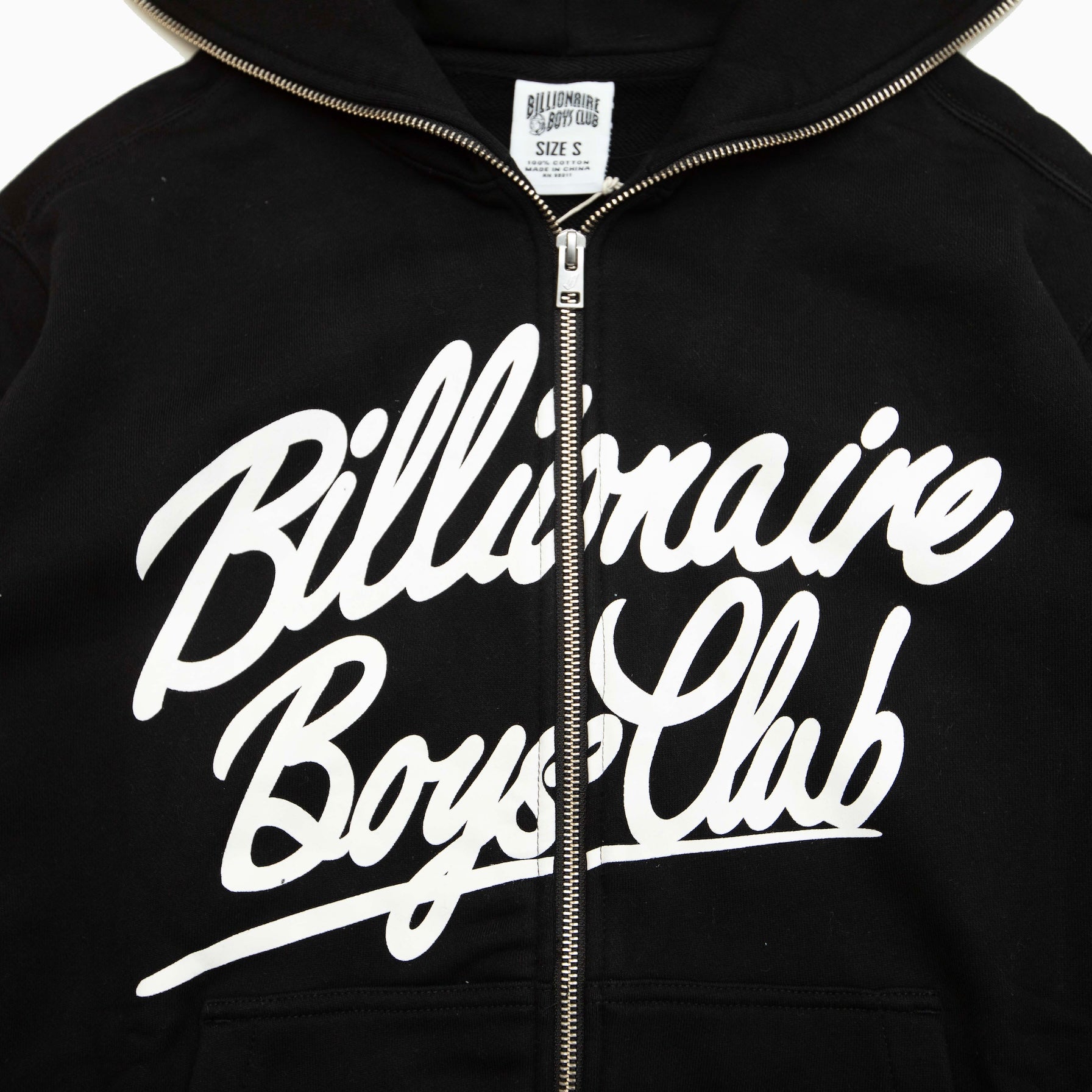 BILLIONAIRE BOYS CLUB BB SCRIPT ZIP HOODIE