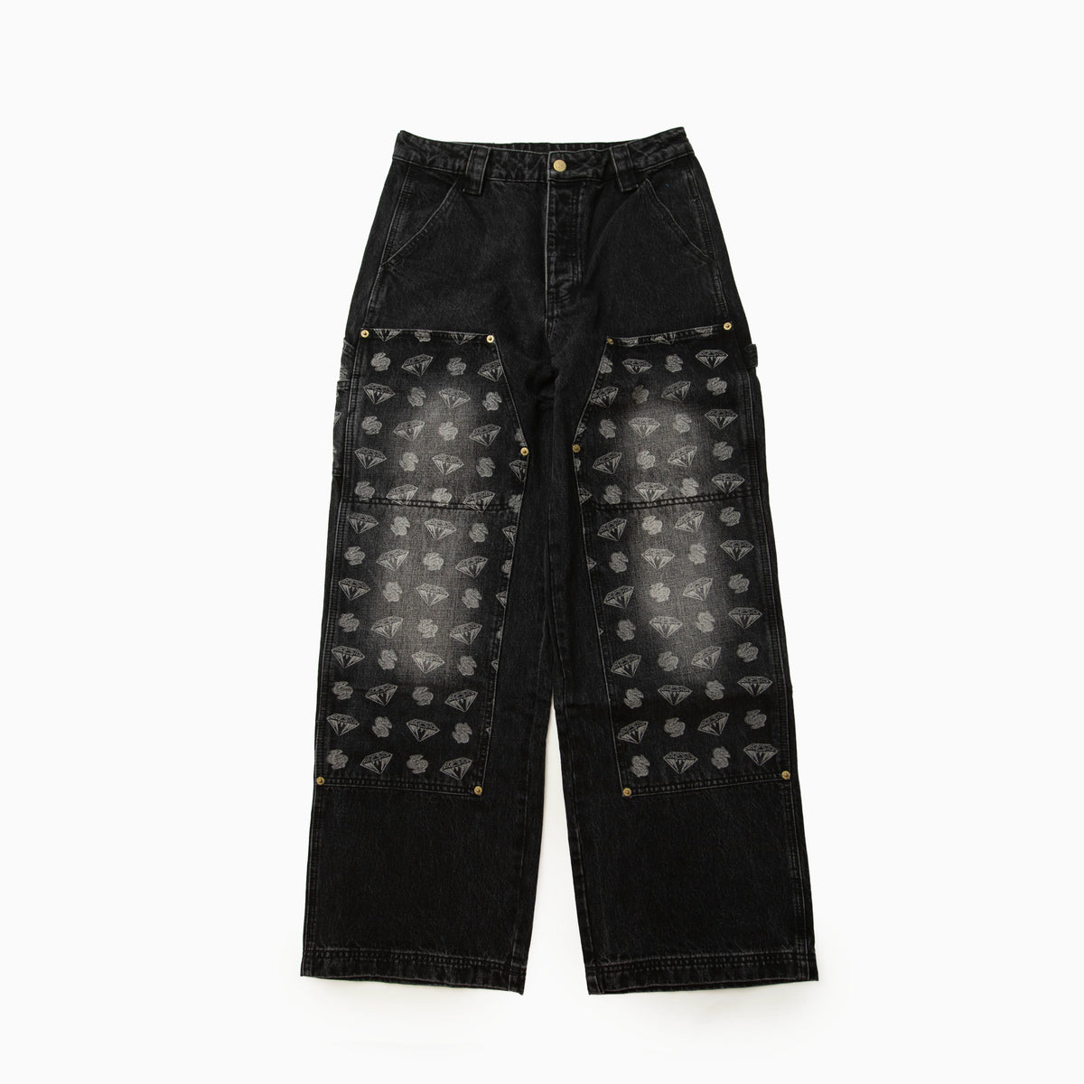 Billionaire Boys Club EU DIAMONDS & DOLLARS DENIM CARPENTER PANTS