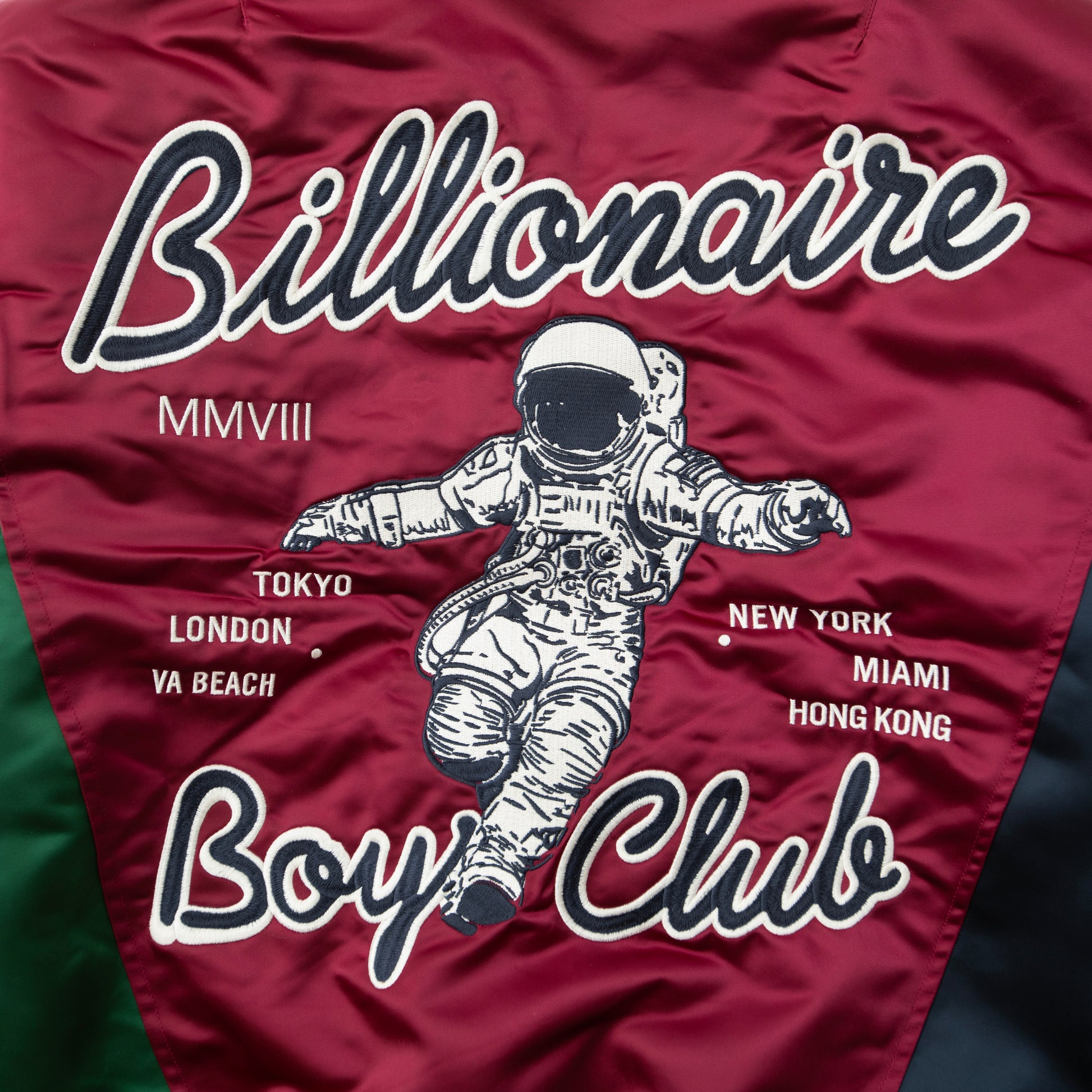Billionaire boys club SPACE SUIT COLOR BLOCKED ZIP OFF HOOD BOMBER JACKET