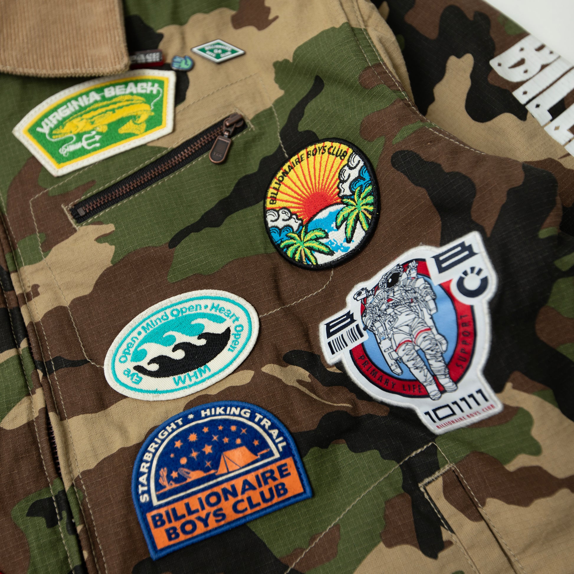 Billionaire boys club BB STARCAST SUEDE COLLAR LINED PADDED WORKMENS JACKET BB861-1400