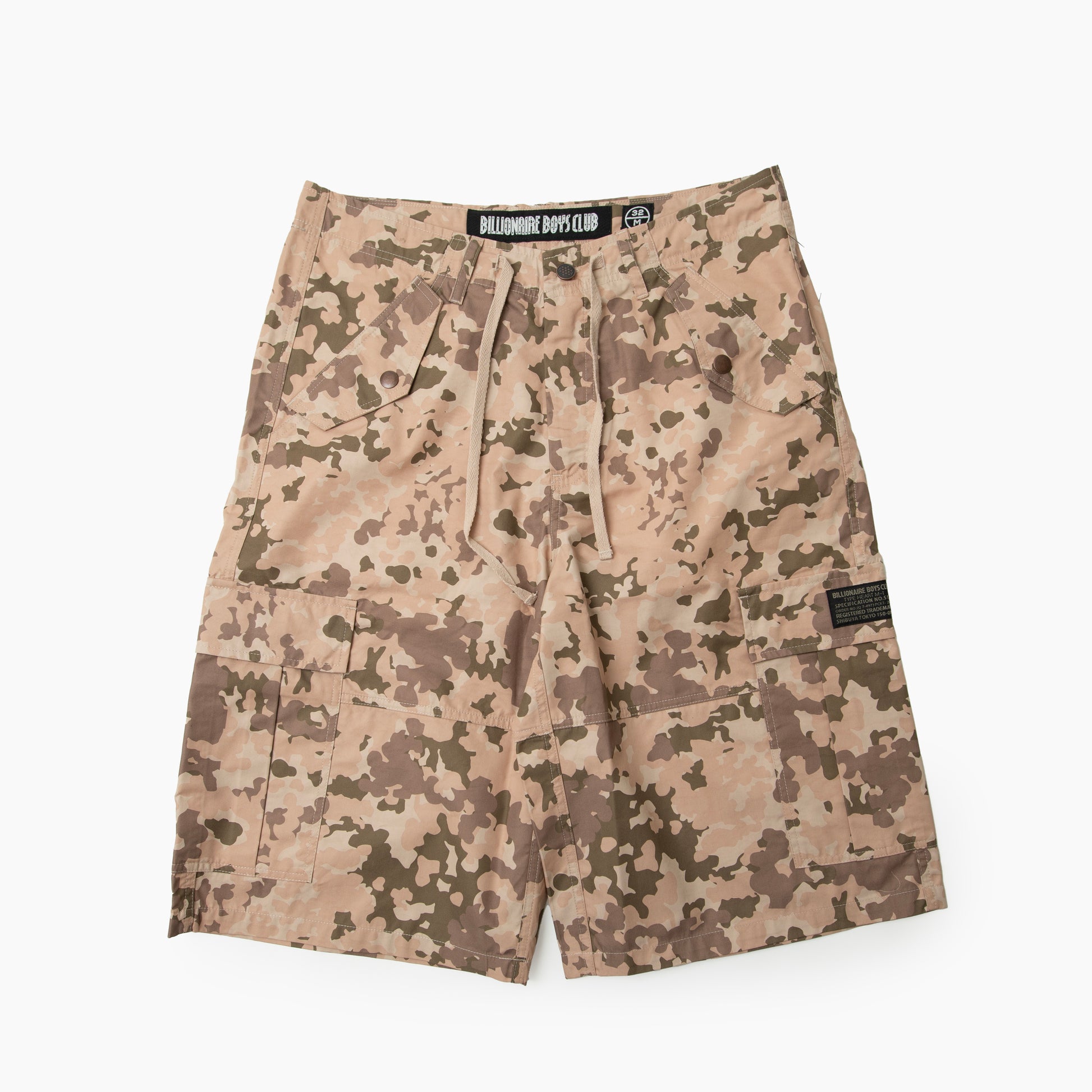 Billionaire boys club BB DRILL LIGHTWEIGHT MULTI POCKET ELONGATED CARGO SHORTS BB861-2101