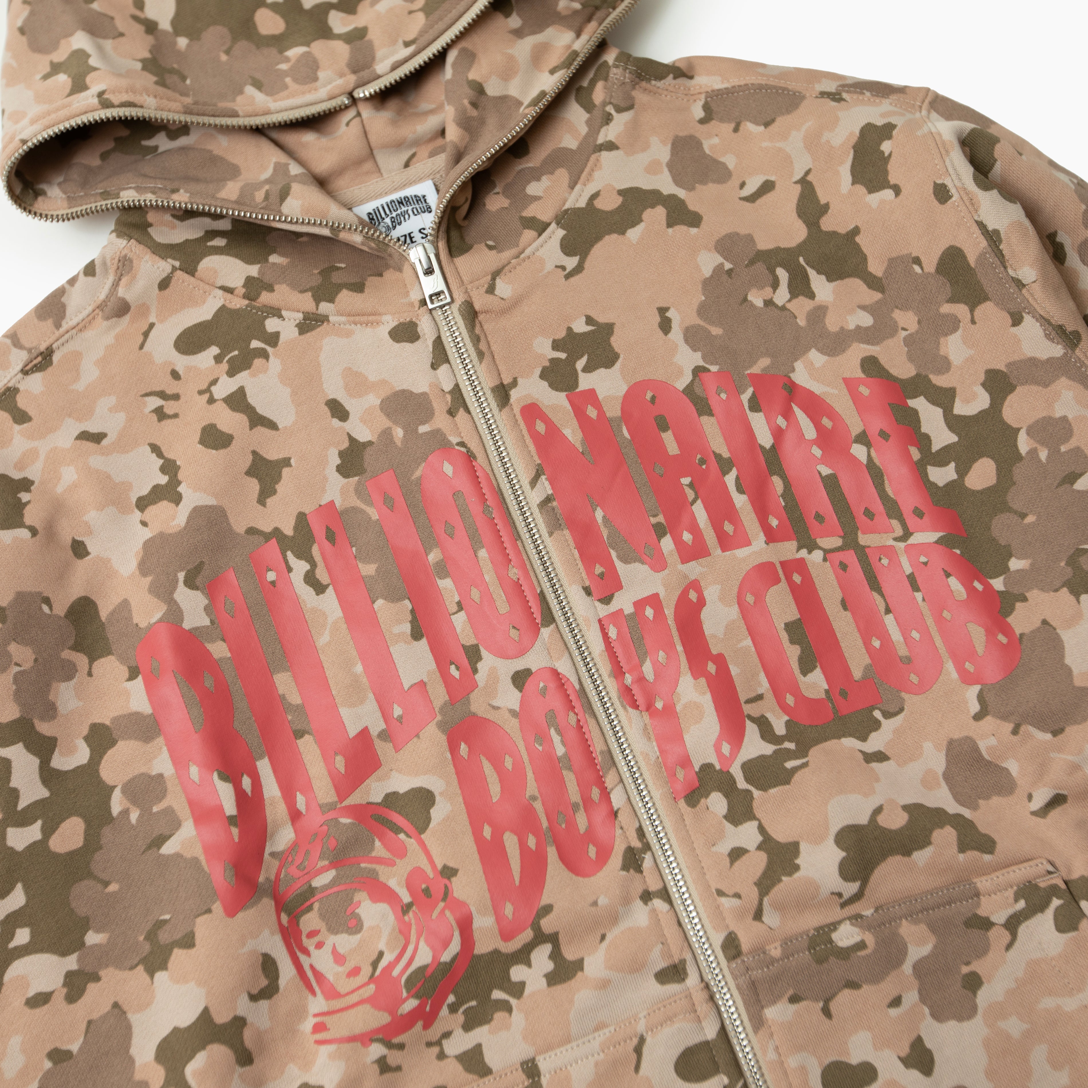 Billionaire boys club BB CAMO ZIP THROUGH HOODIE BB861-2300