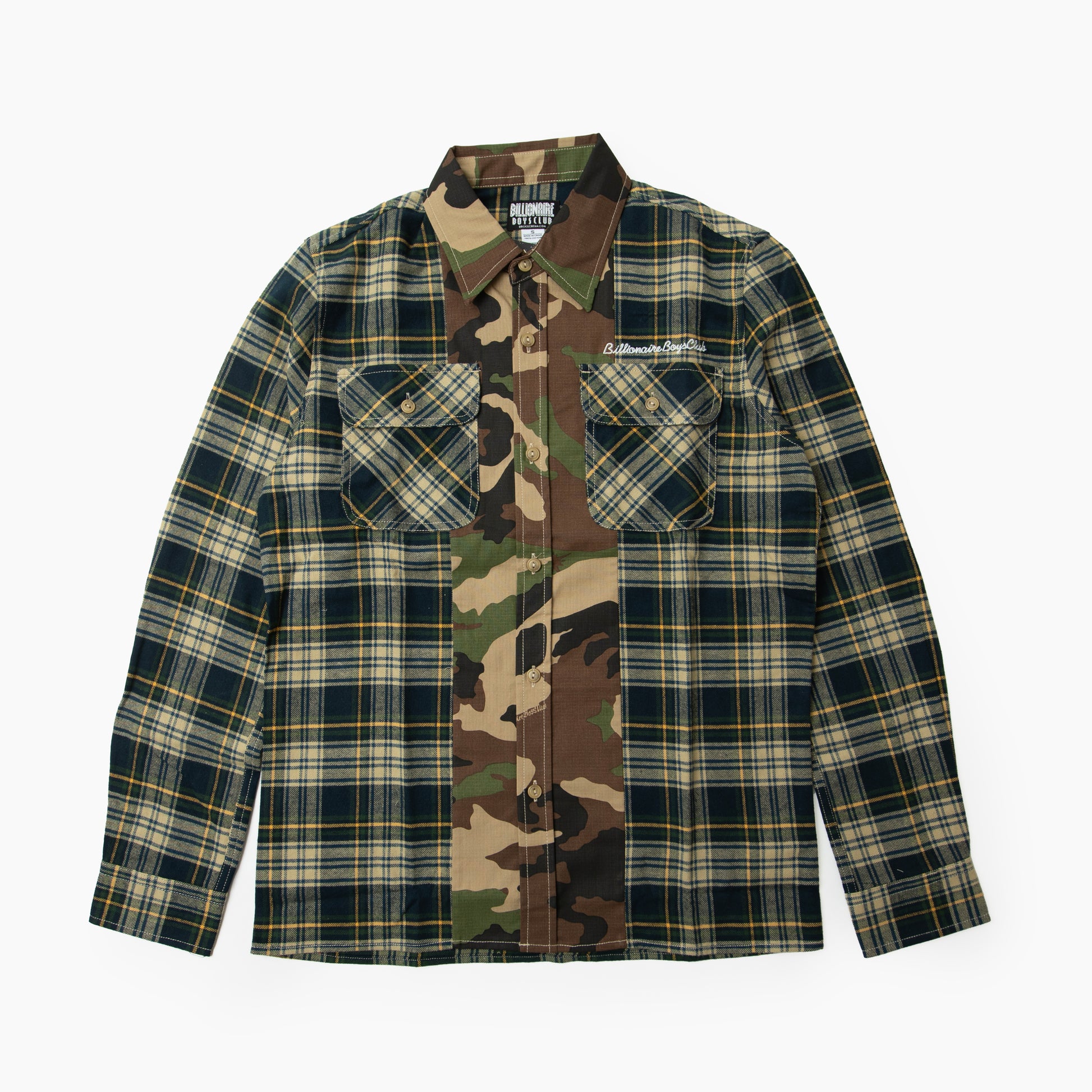 Billionaire boys club BB WANDERLUST JACQUARD PLAID SHIRT BB861-1600