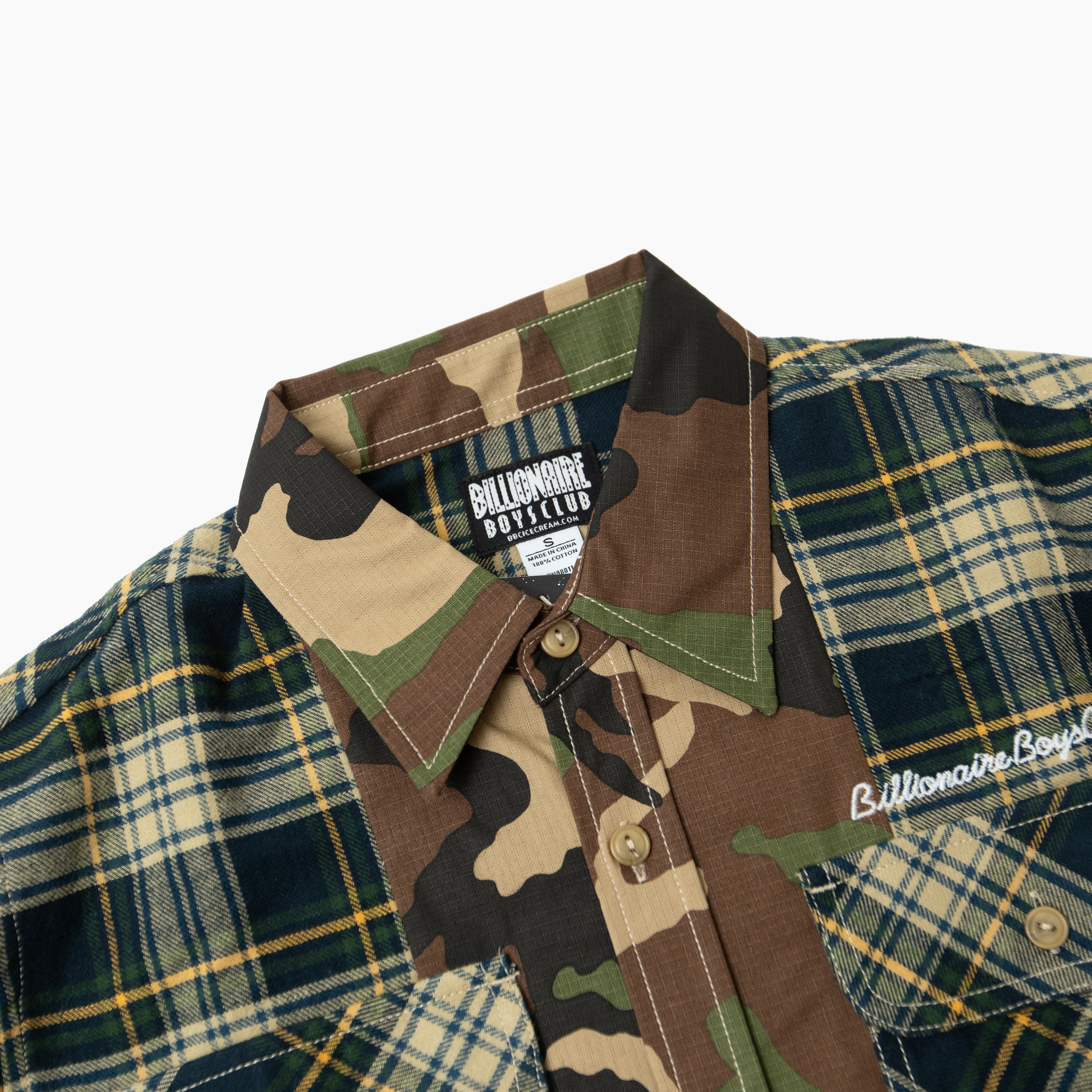 Billionaire boys club BB WANDERLUST JACQUARD PLAID SHIRT BB861-1600