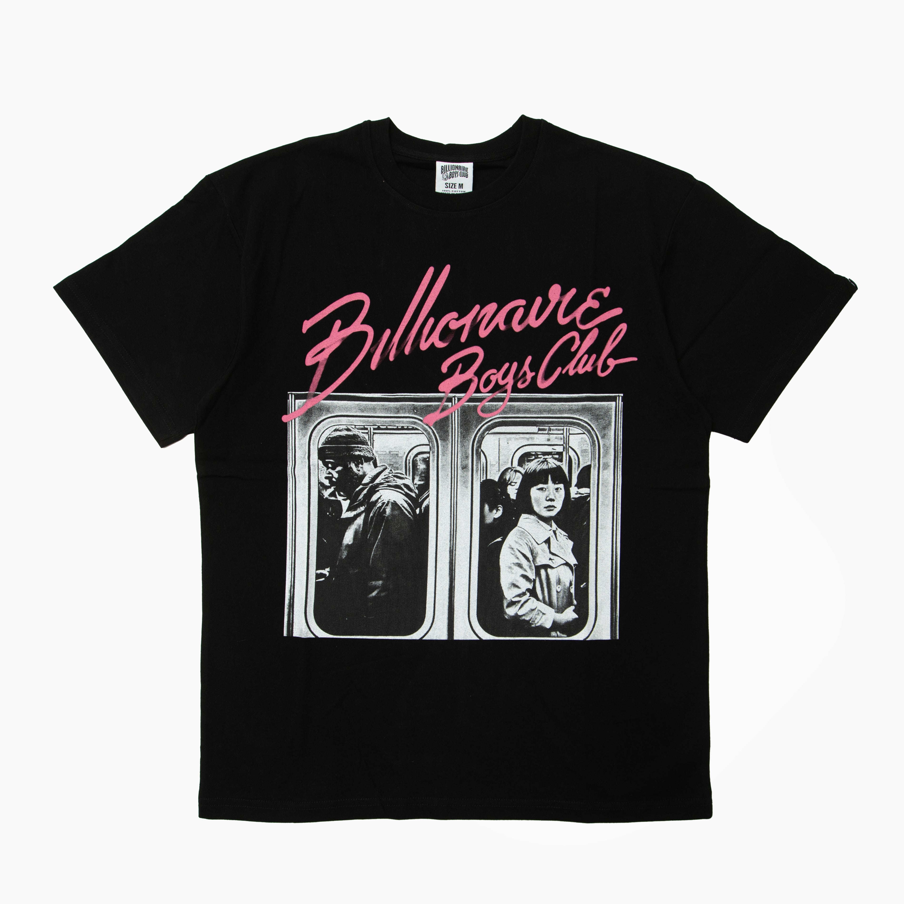 Billionaire Boys Club BB STRANGERS T-SHIRT 861-6201 フォトプリント グラフィック 半袖Tシャツ ブラック