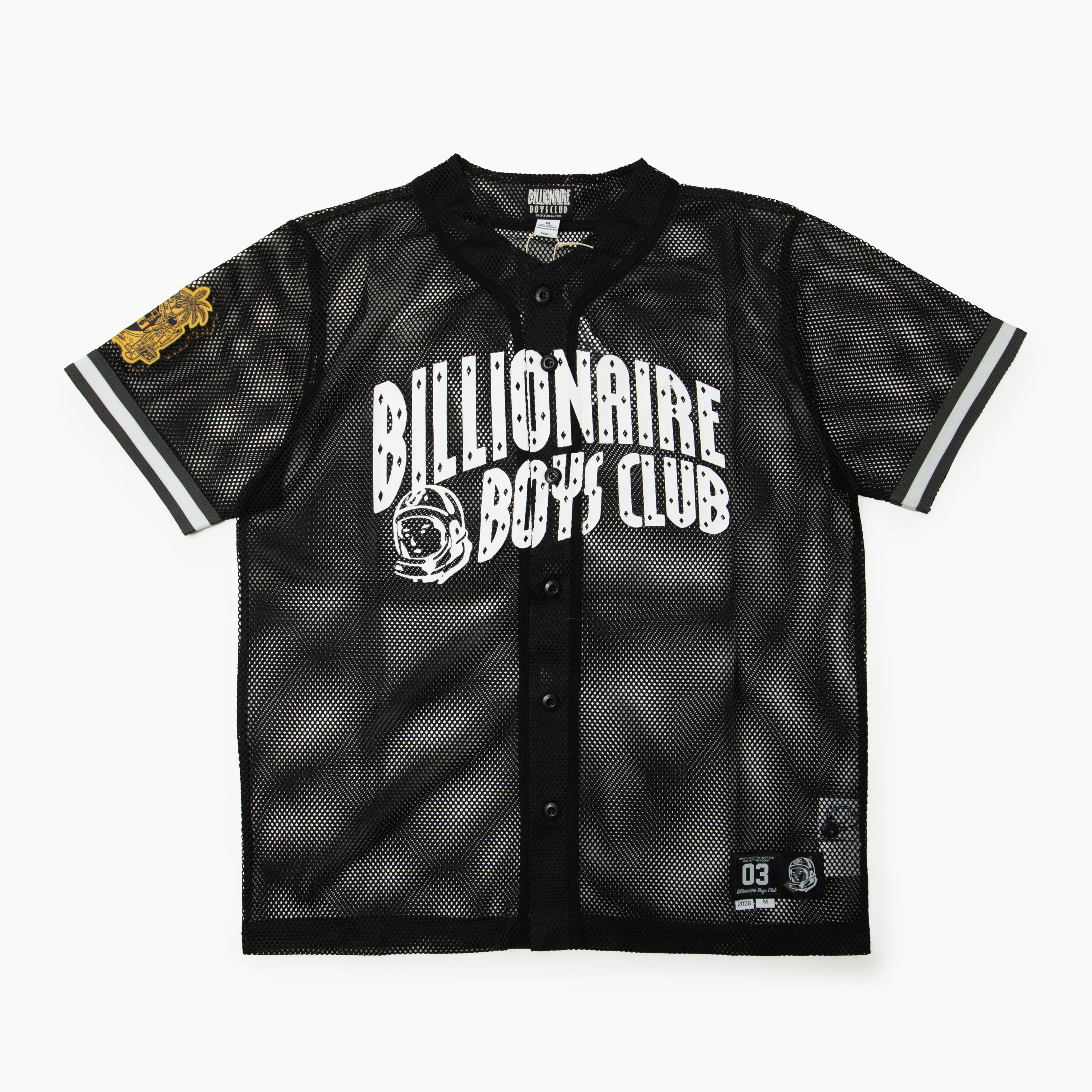 Billionaire Boys Club BB DUGOUT MESH BASEBALL JERSEY 861-6318