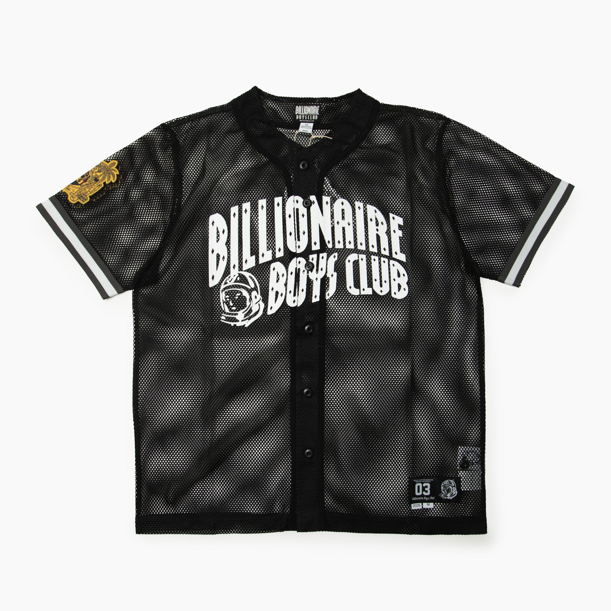 Billionaire Boys Club BB DUGOUT MESH BASEBALL JERSEY 861-6318