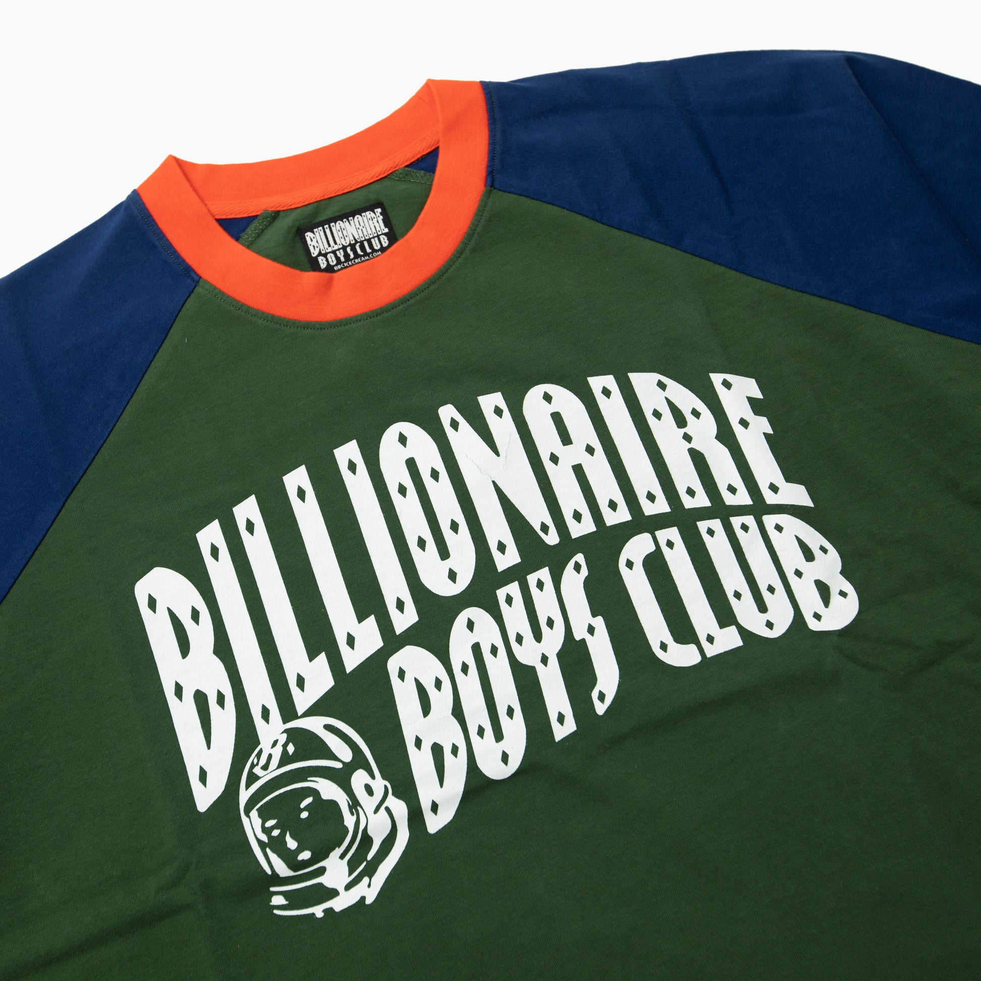 Billionaire boys club BB SPACE CAMP OVERSIZED ENZYME WASHED RAGLAN COLORBLOCKED T-SHIRT