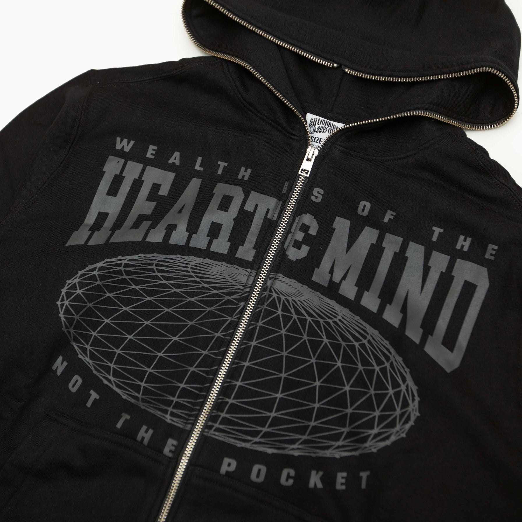 BILLIONAIRE BOYS CLUB BB HMU ZIP HOODIE