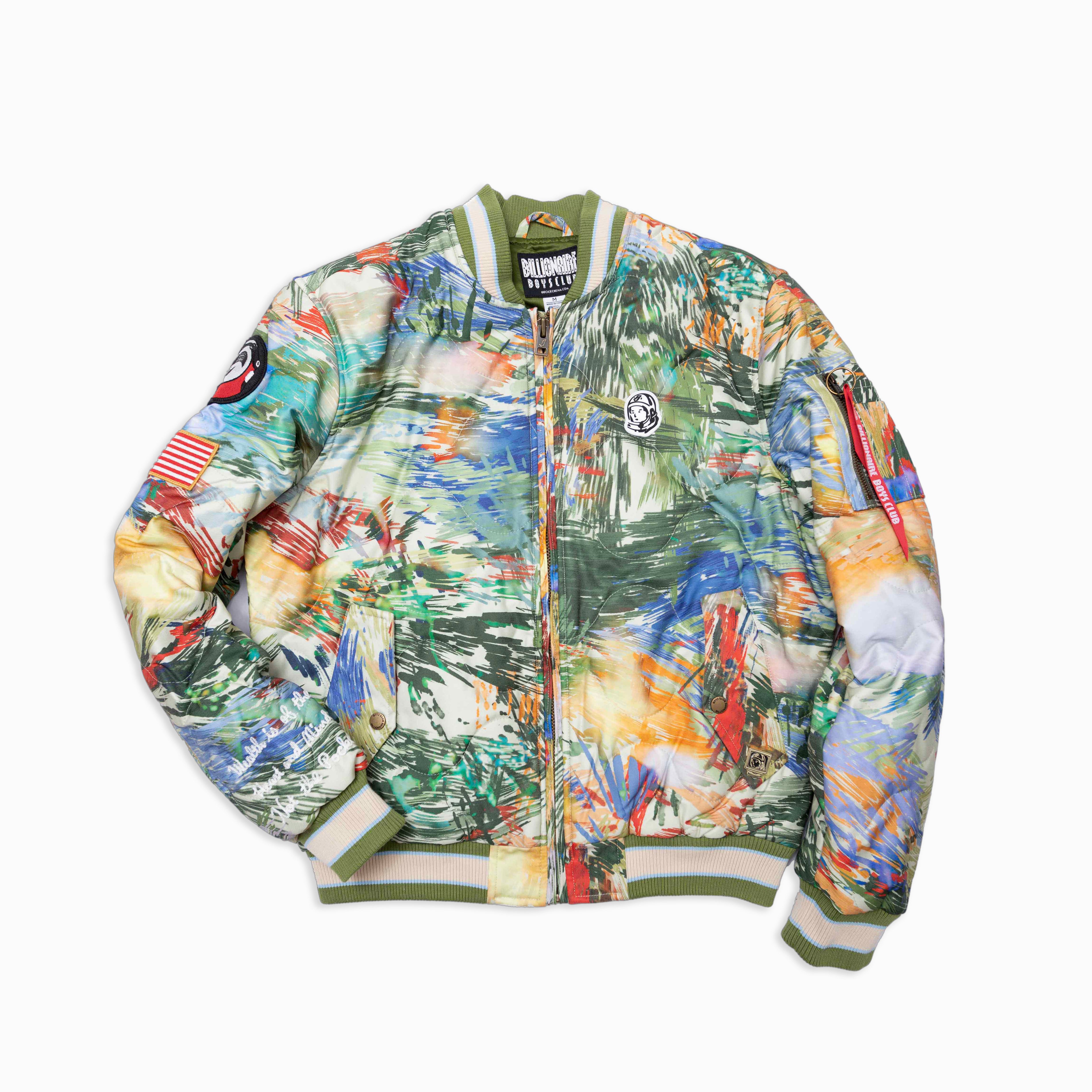 BILLIONAIRE BOYS CLUB BB SENSORY QUILTED BOMBER JACKET