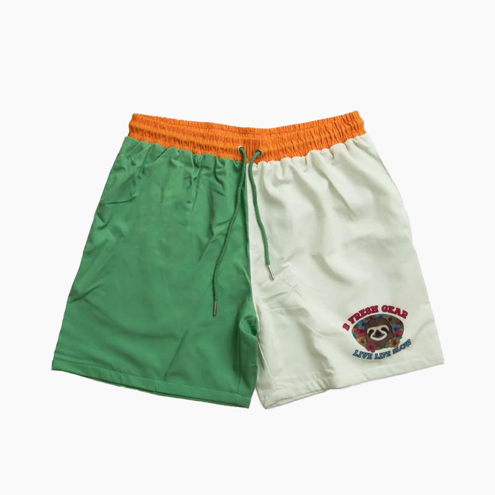 B Fresh Gear " LIVE LIFE SLOW - SWIM TRUNKS -
