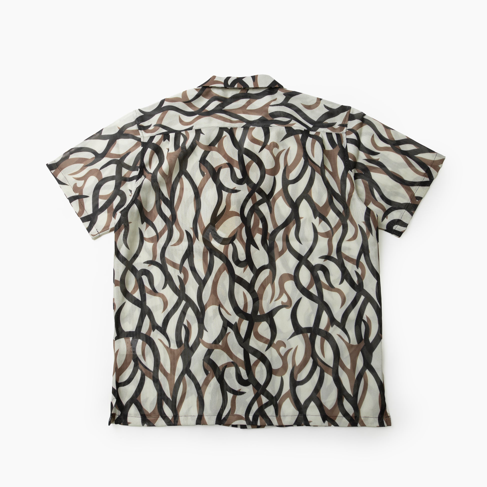 BIG MIKE Mesh Tribal Camo Open Slit S/S Shirts